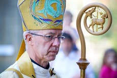 Why has the Archbishop of Canterbury had to resign?