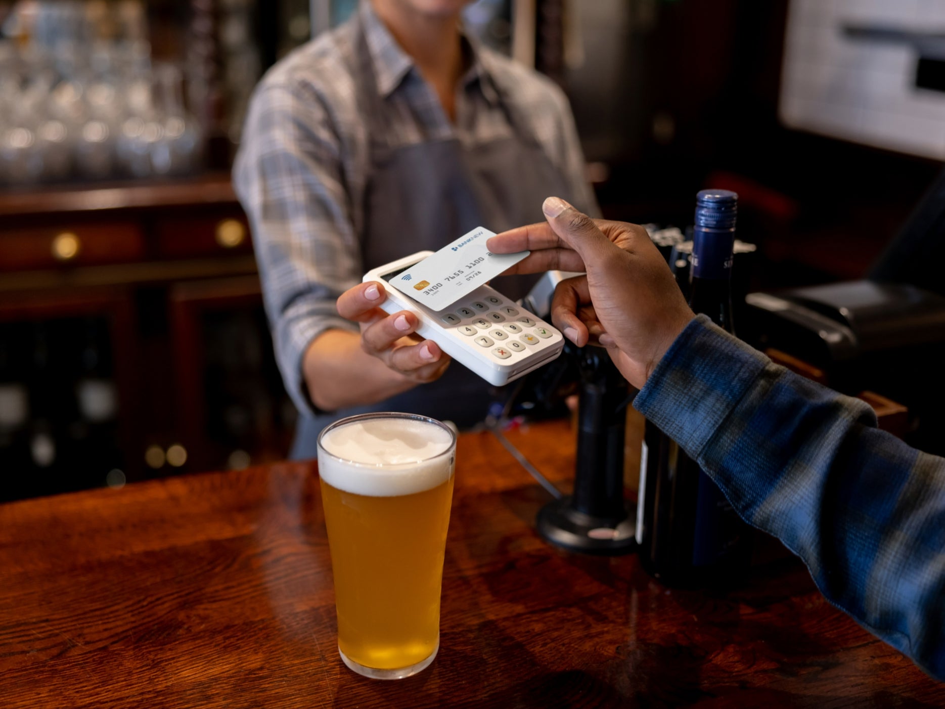 As well as VAT at 20 per cent, drinkers pay duty which works out at about 46 pence a pint, depending on strength