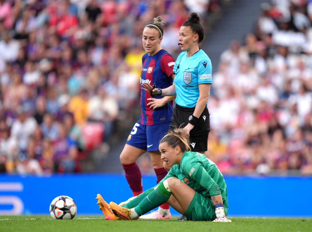 Welch reffed last season’s UWCL final before retiring