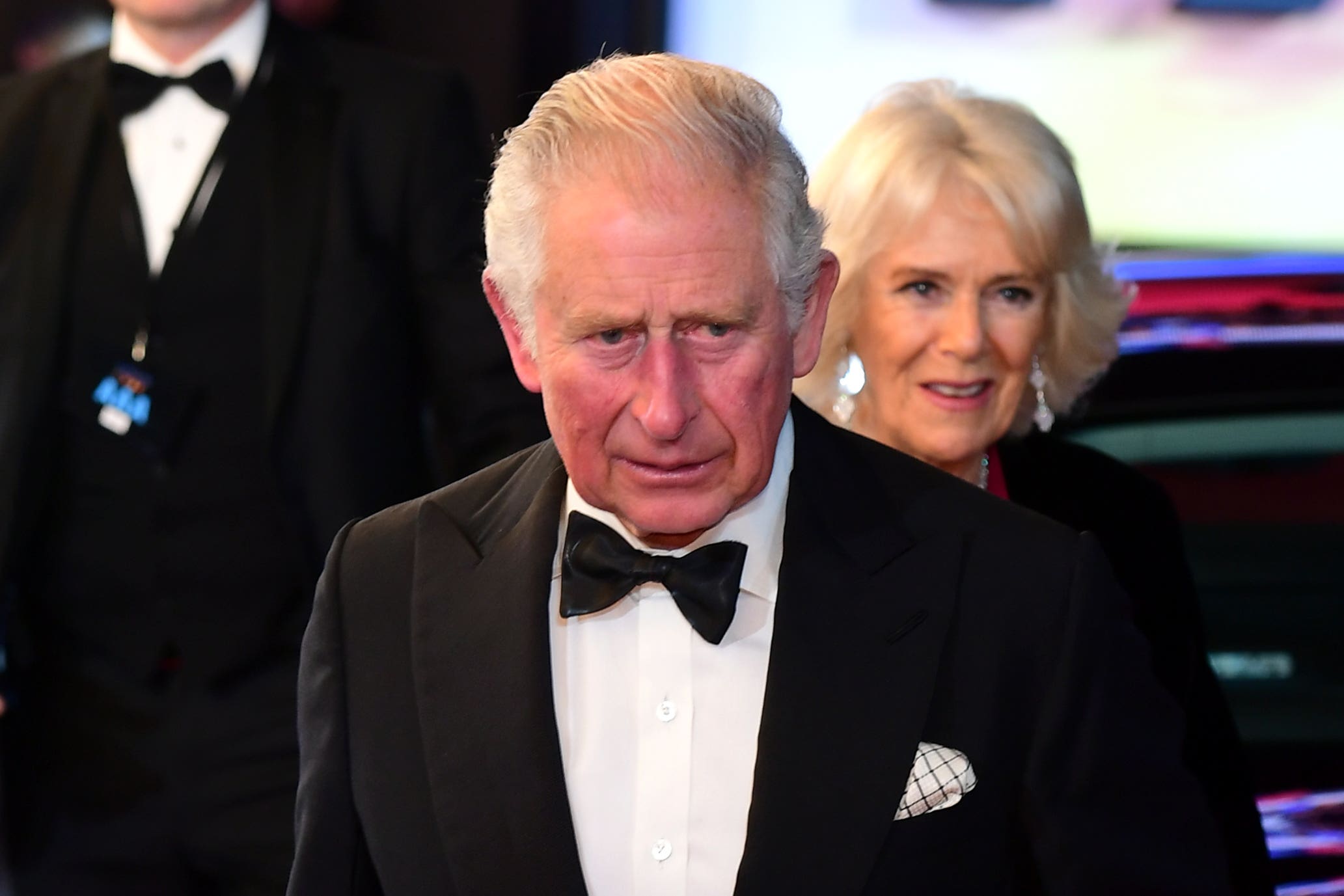 The then-Prince of Wales attending the 1917 World Premiere at Leicester Square in 2019 (Ian West/PA)