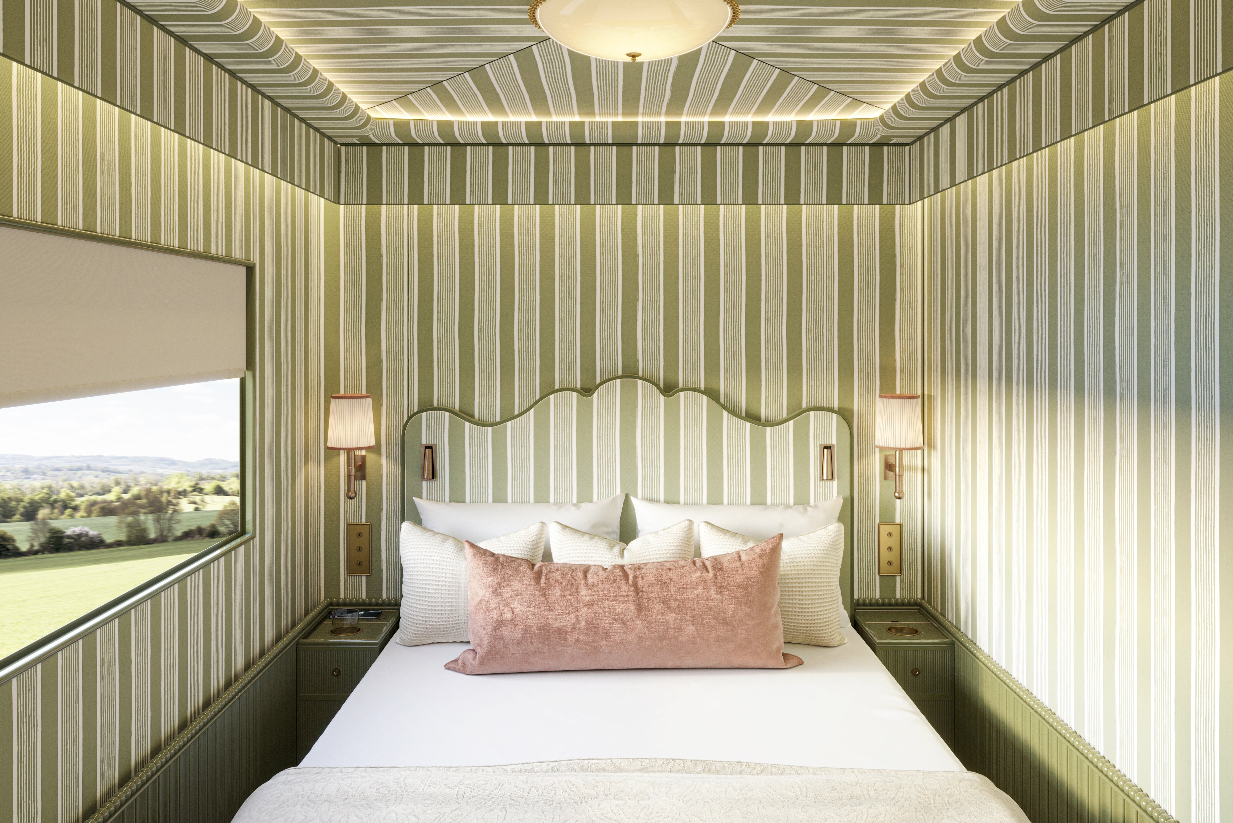 The three grand suites are designed to reflect the brightness of an English country garden