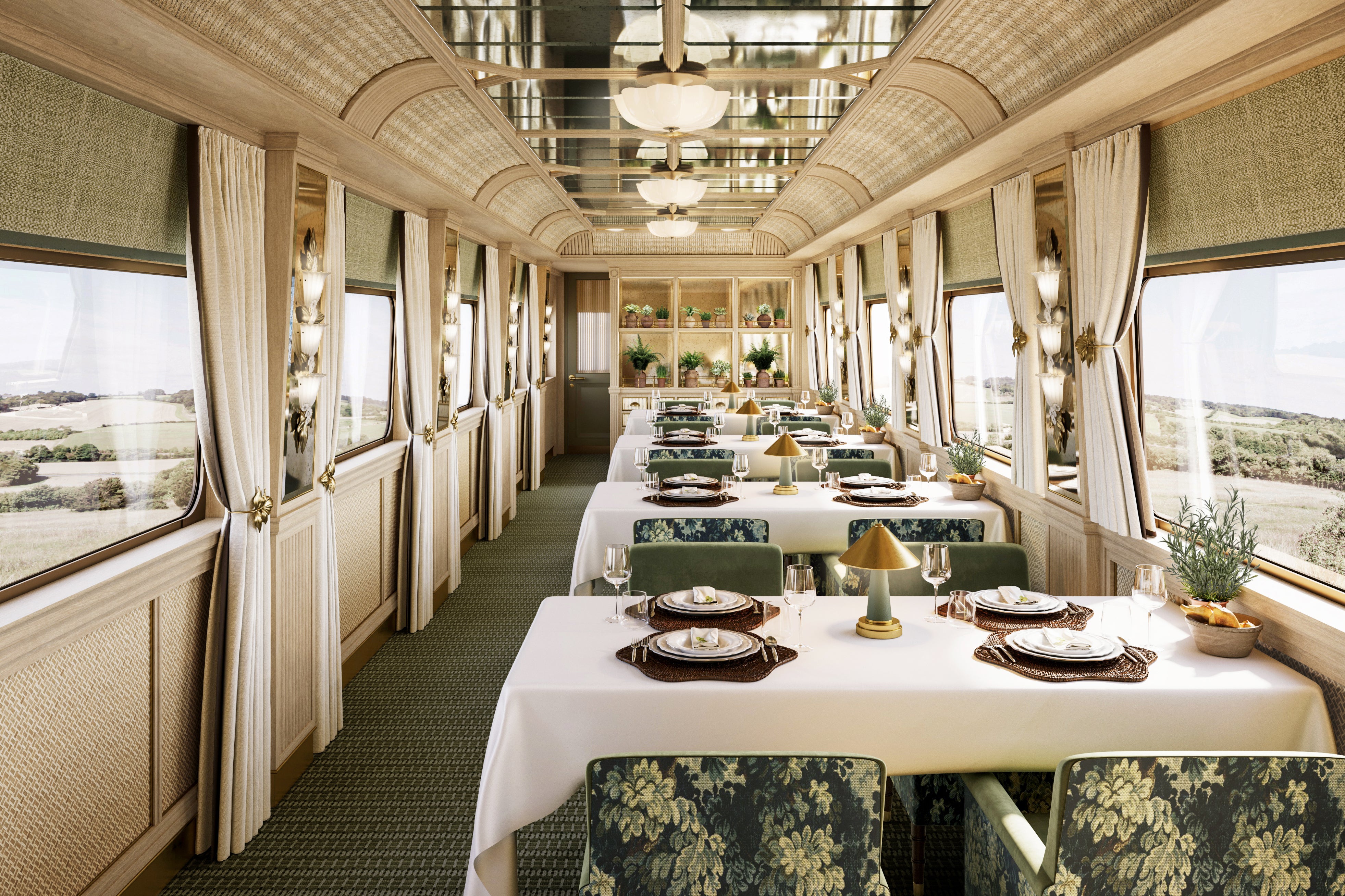 Meals on board will be designed by Michelin-starred chef Simon Rogan