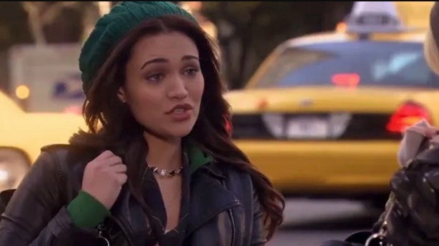 Chanel Maya Banks is seen starring as Sawyer Bennett in season three of Gossip Girl