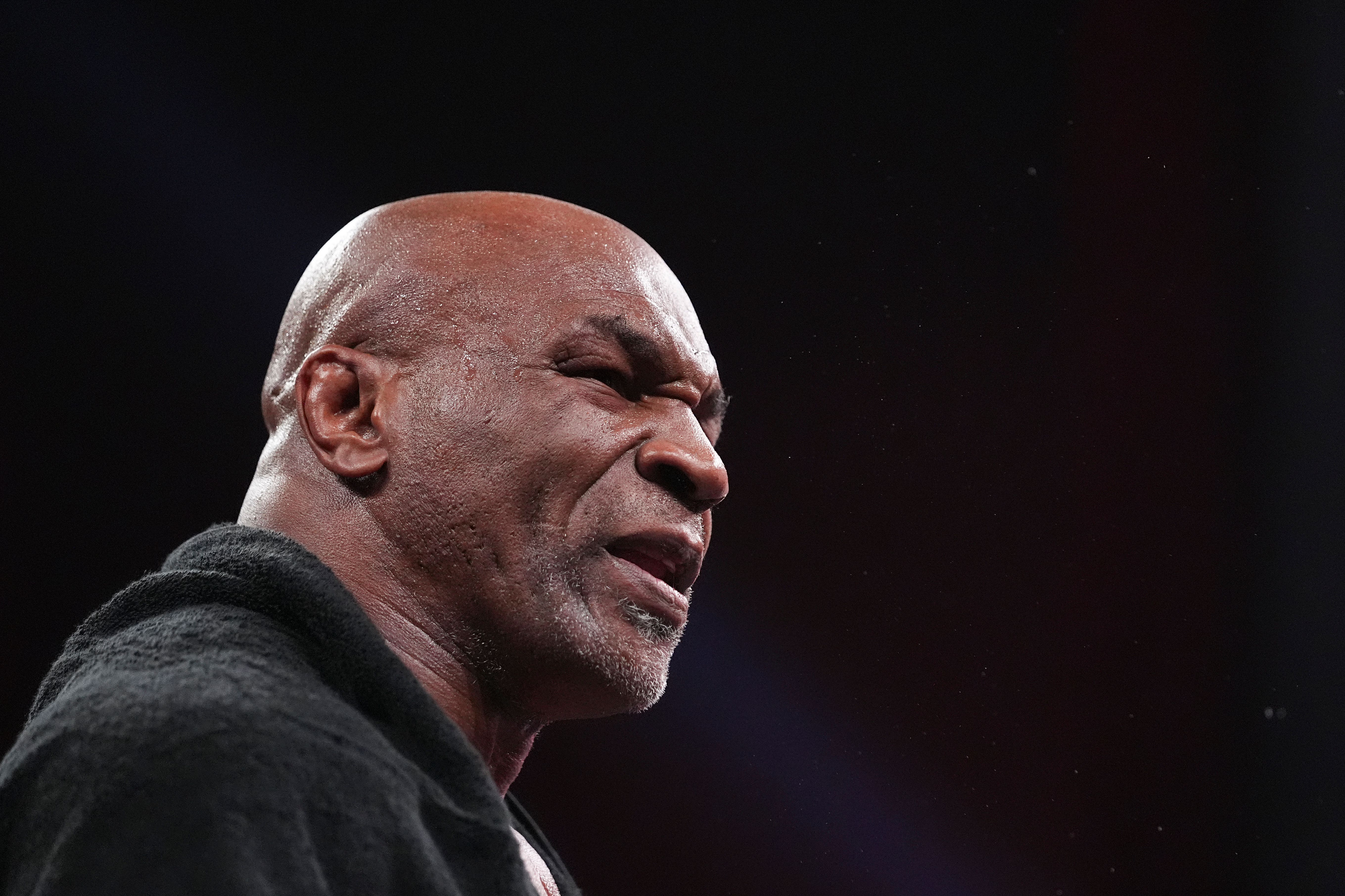 Mike Tyson will fight YouTuber Jake Paul on Friday night (Julio Cortez/AP)