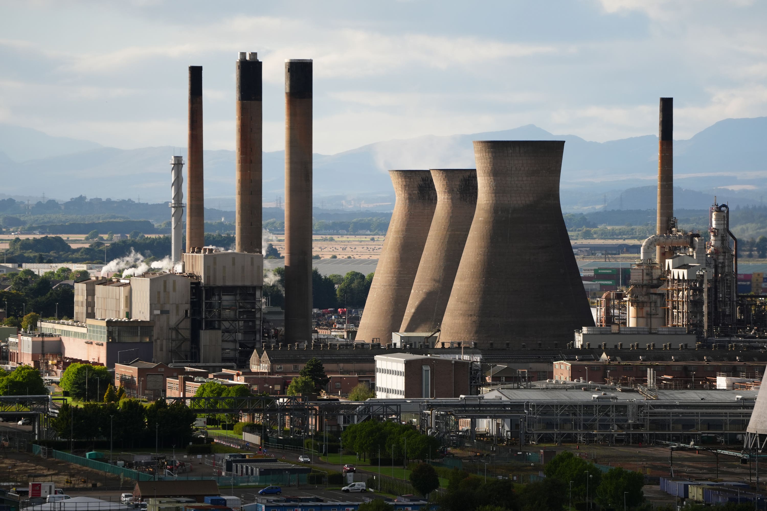 The refinery is due to close next year (Andrew Milligan/PA)