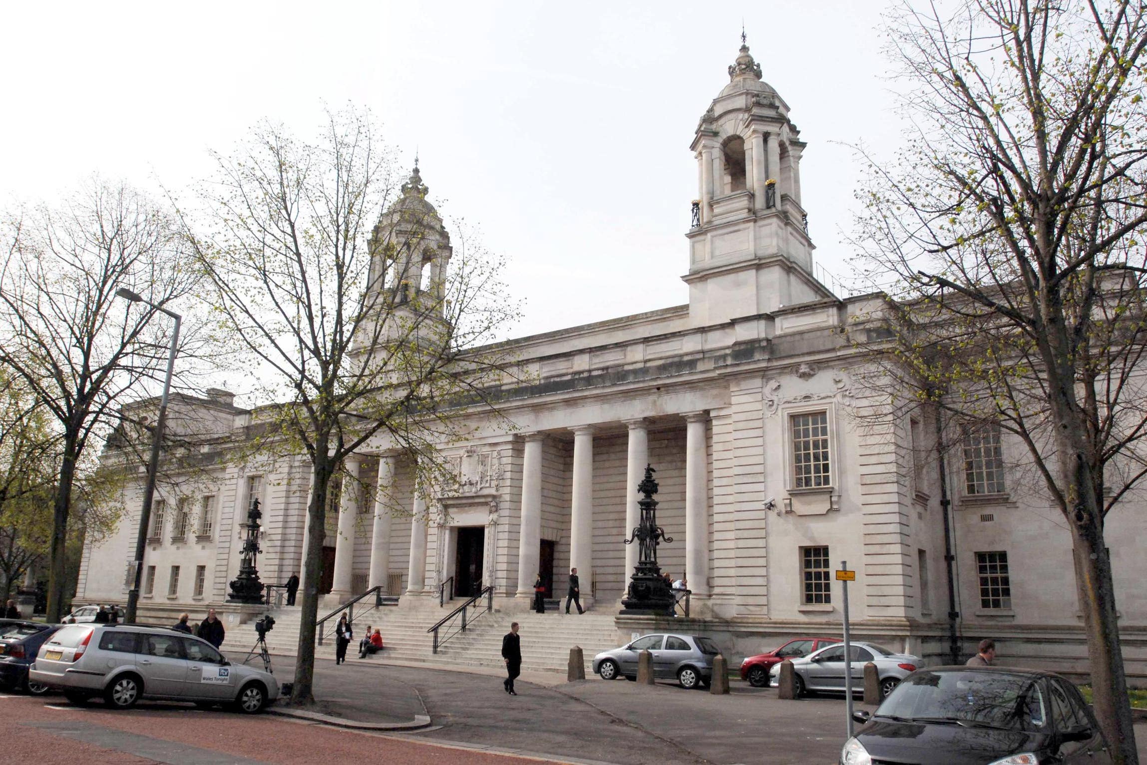 Dylan Thomas, 24, is on trial accused of murder at Cardiff Crown Court (Barry Batchelor/PA)