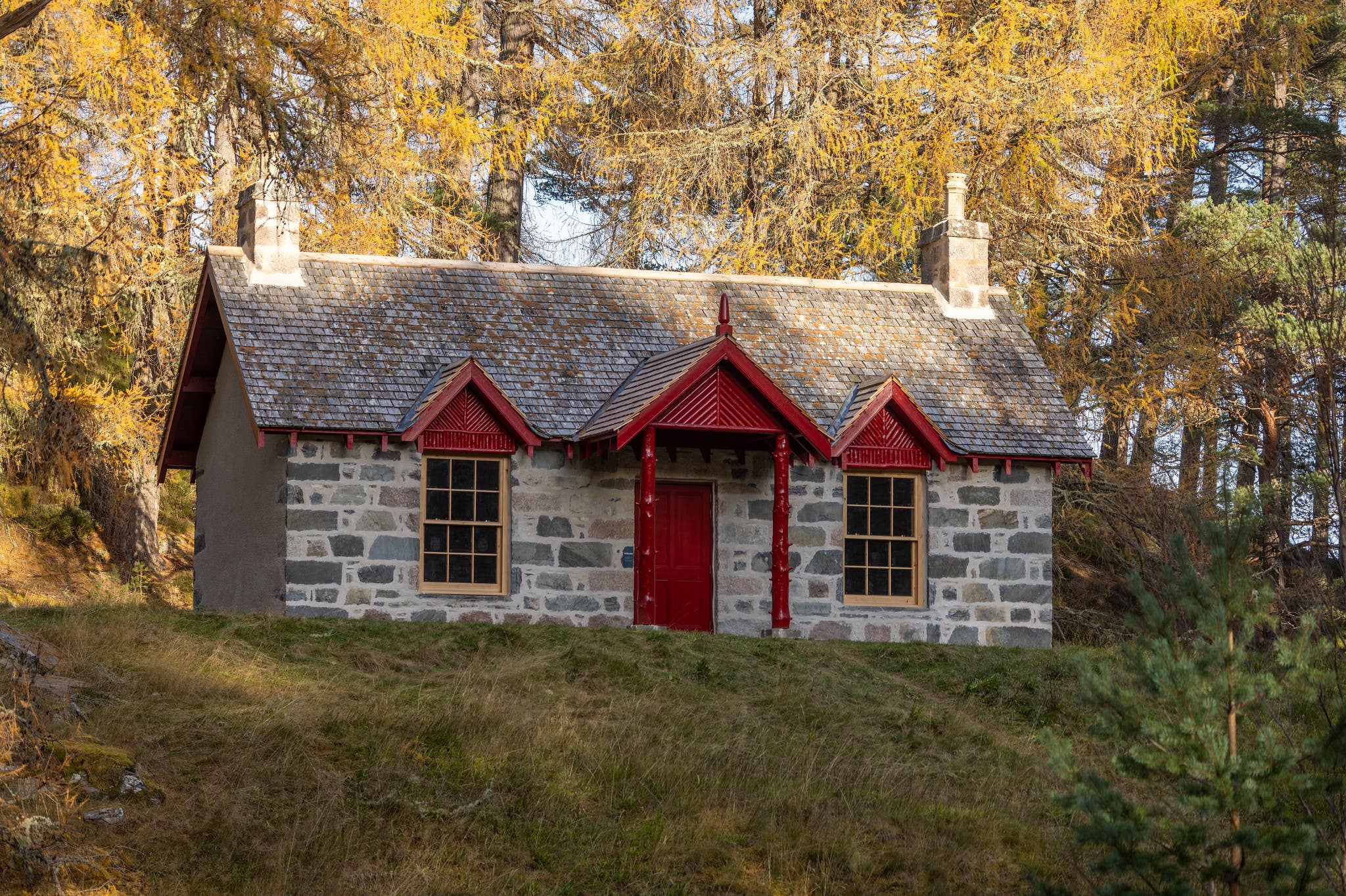 The cottage is situated on the Mar Lodge Estate (Ben Addy/ Moxon Architects/PA)