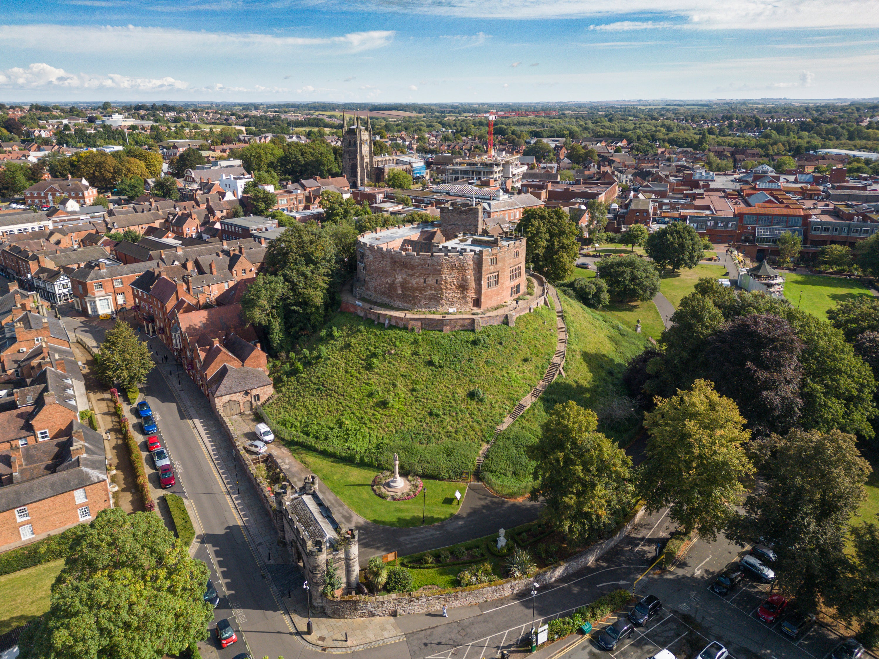 Tamworth Castle in Staffordshire