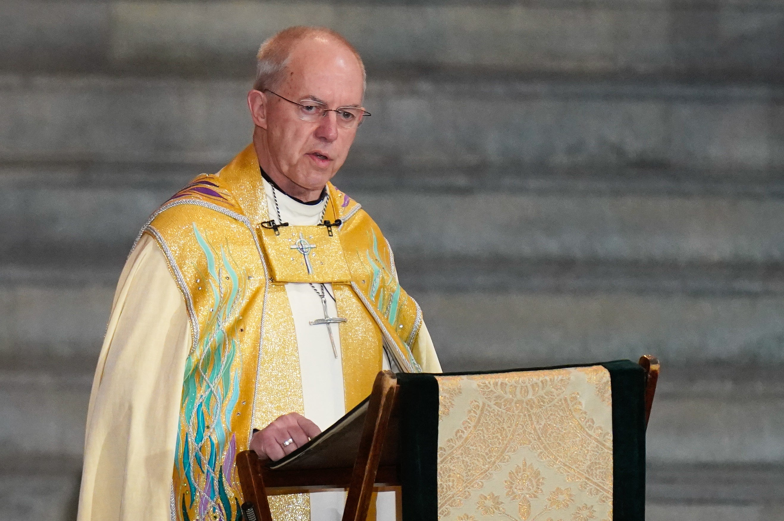 Justin Welby said he must take ‘personal and institutional responsibility’ for the failures