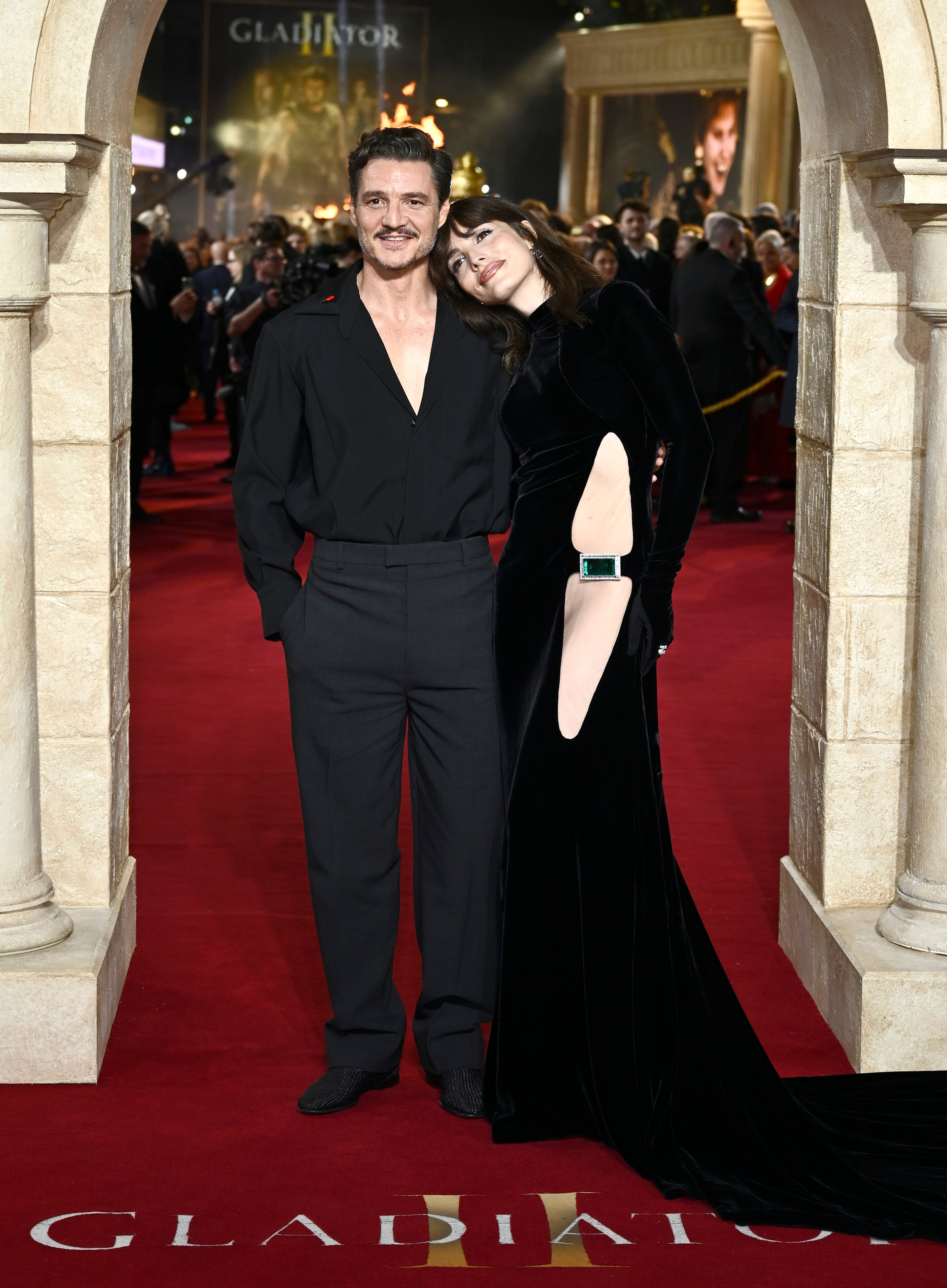 Pedro Pascal and his sister Lux