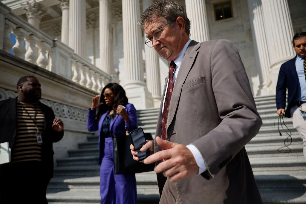 Thomas Massie was one of two Republican members to lead an attempt to oust Mike Johnson earlier this year.