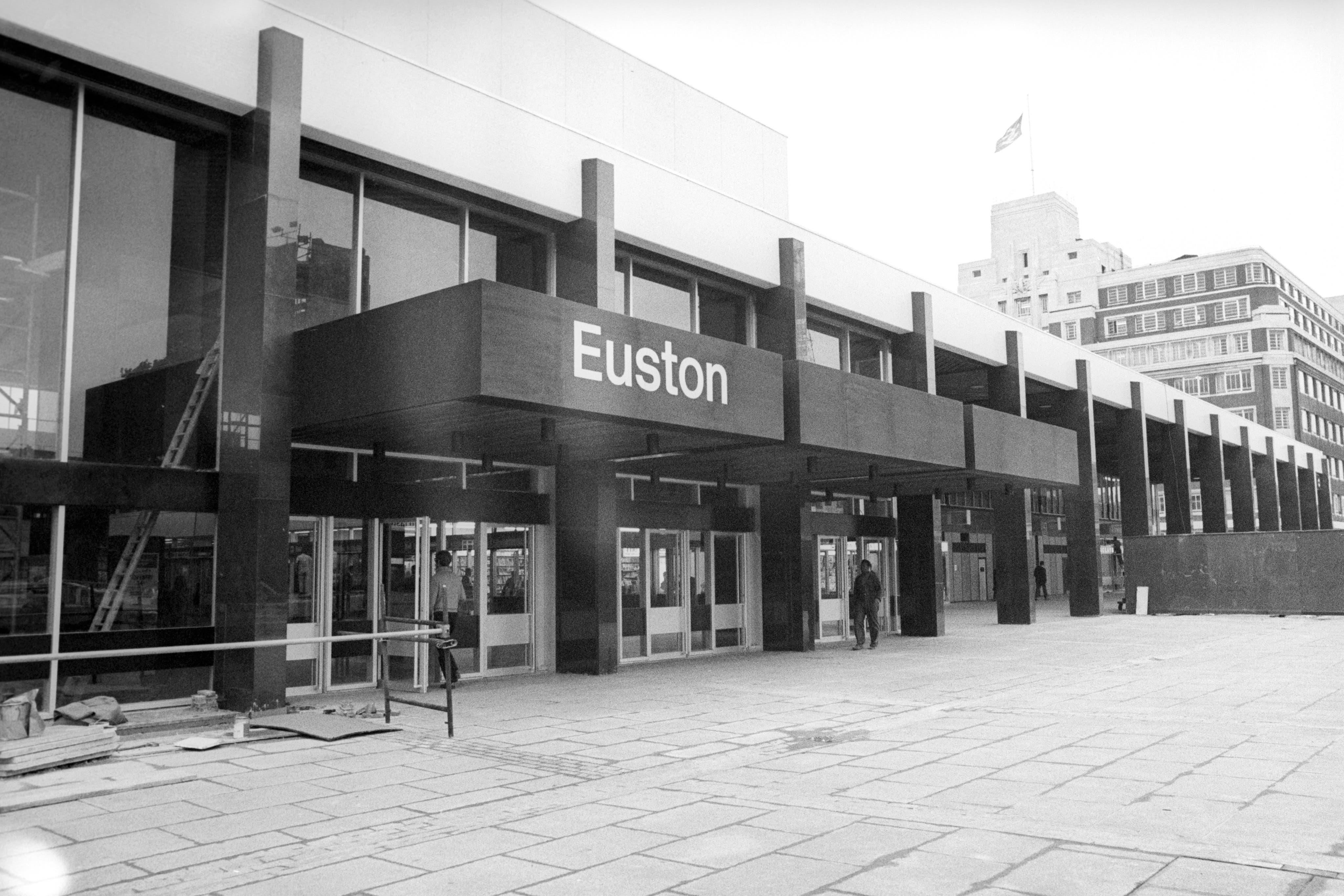 Exterior mage of the rebuilt Euston Station before it was reopened (Archive/PA)