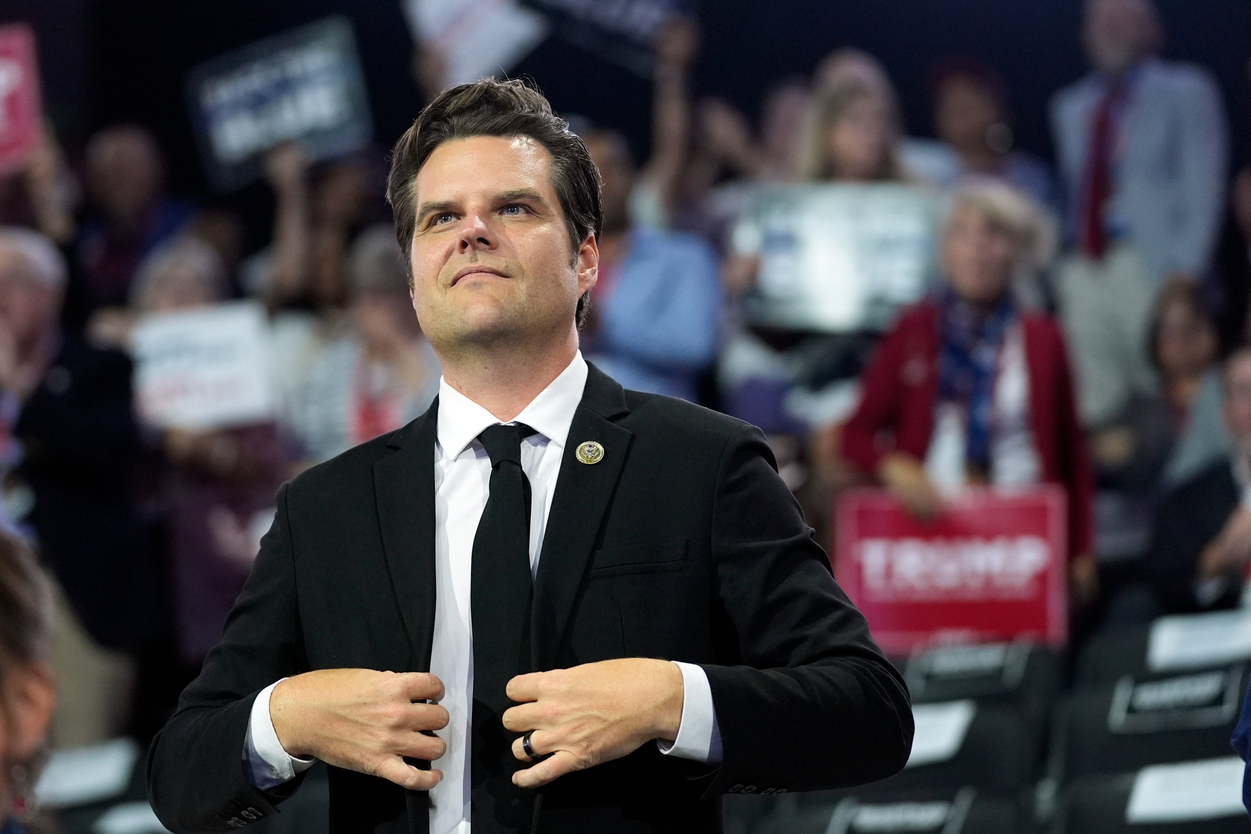 Matt Gaetz, pictured at July’s Republican National Convention, has been tapped by president-elect Donald Trump to serve as attorney general