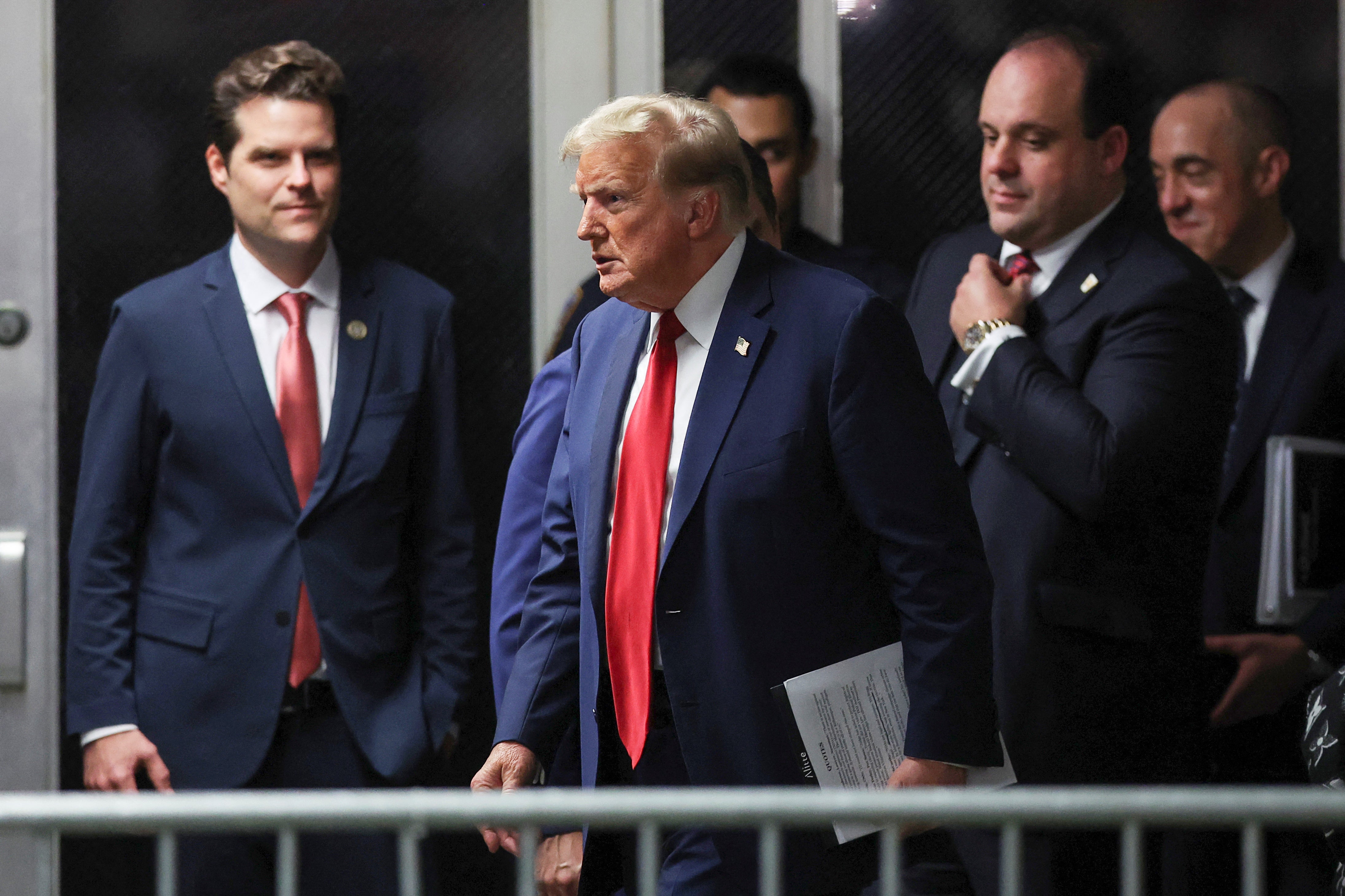 Gaetz supported Trump during his criminal hush money trial in Manhattan and has sought subpoenas for the New York prosecutors who indicted him