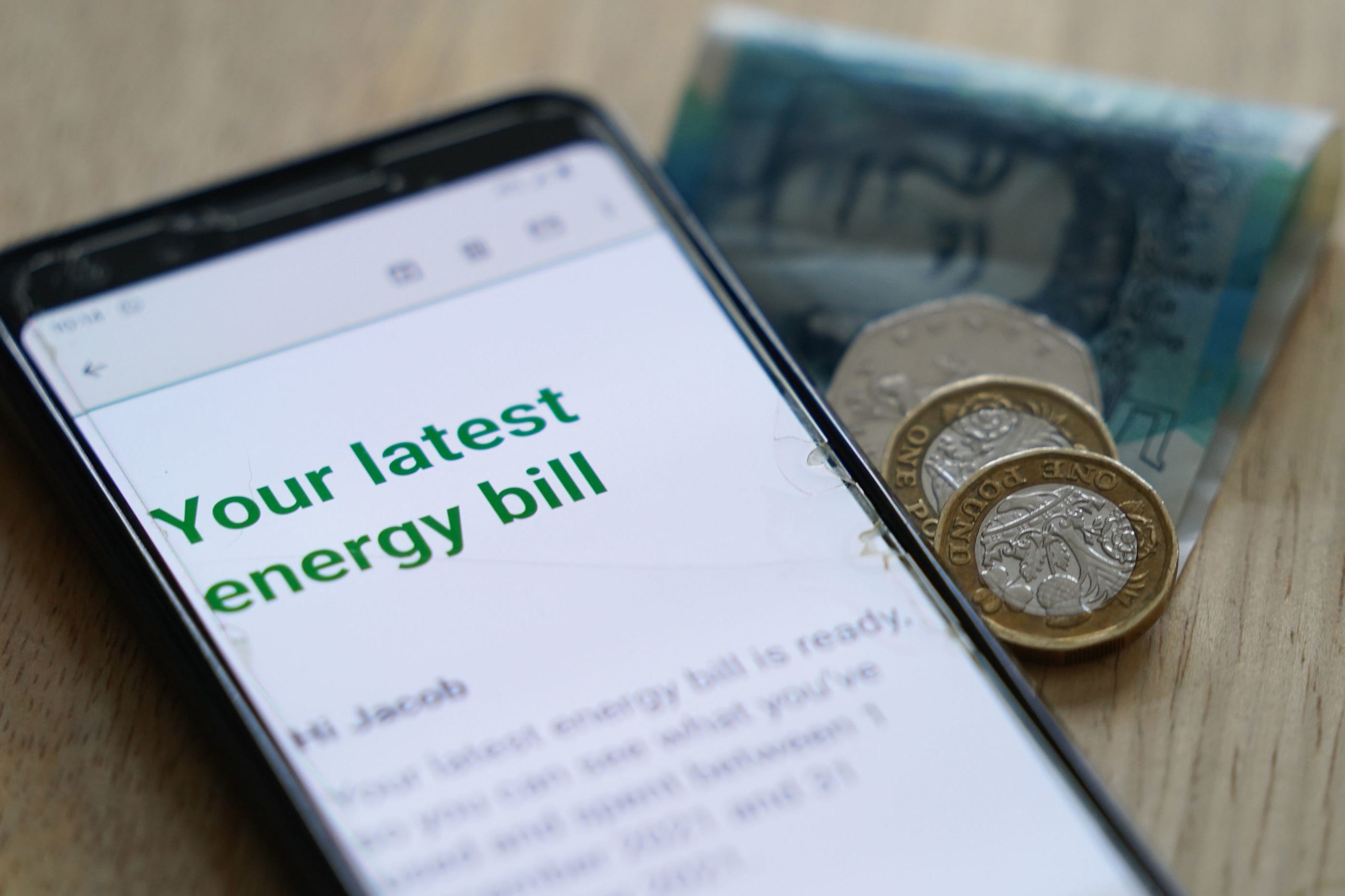 The support for people and businesses during the period of soaring energy price rises cost £44 billion (Jacob King/PA)