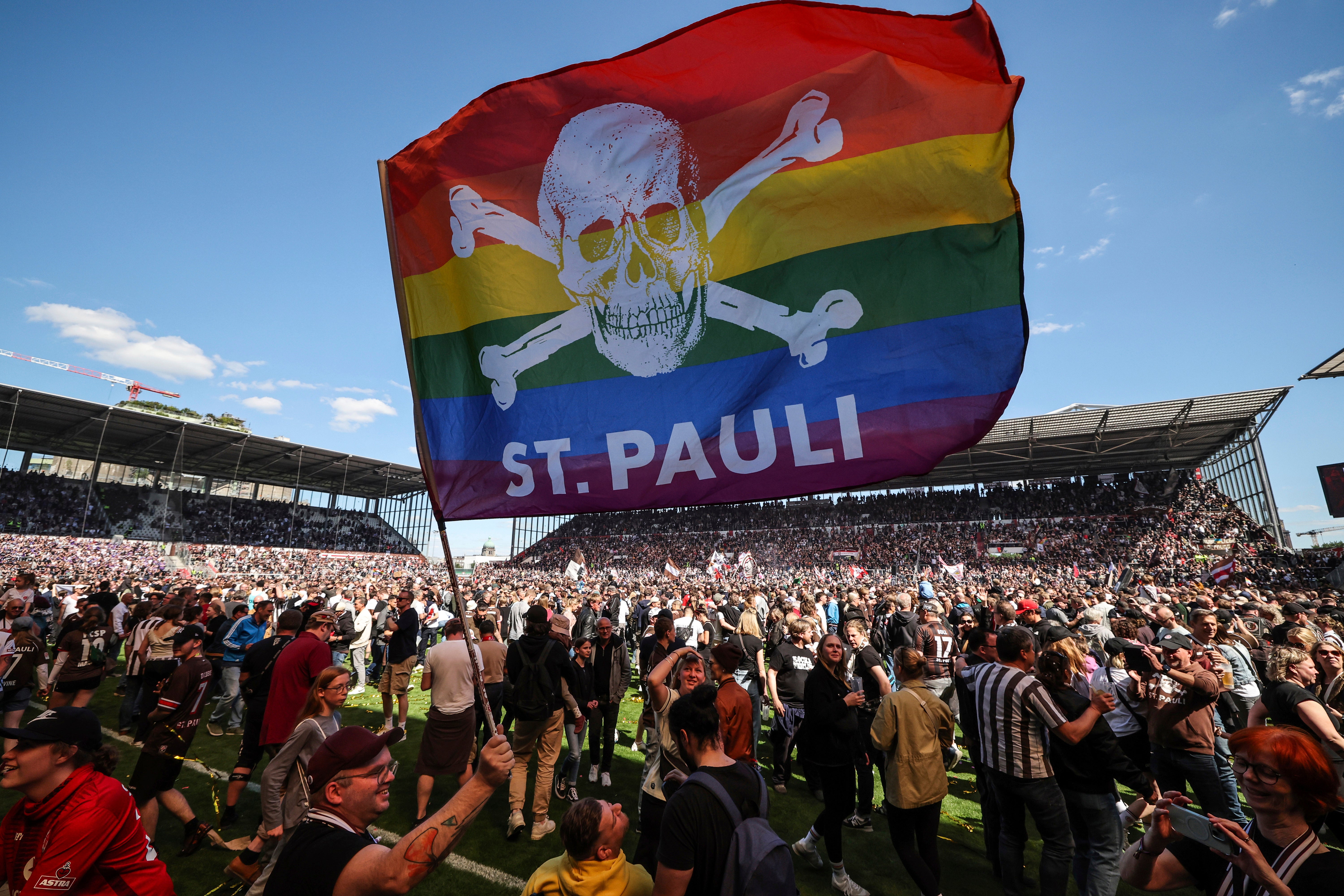 Germany Soccer St. Pauli X Bluesky