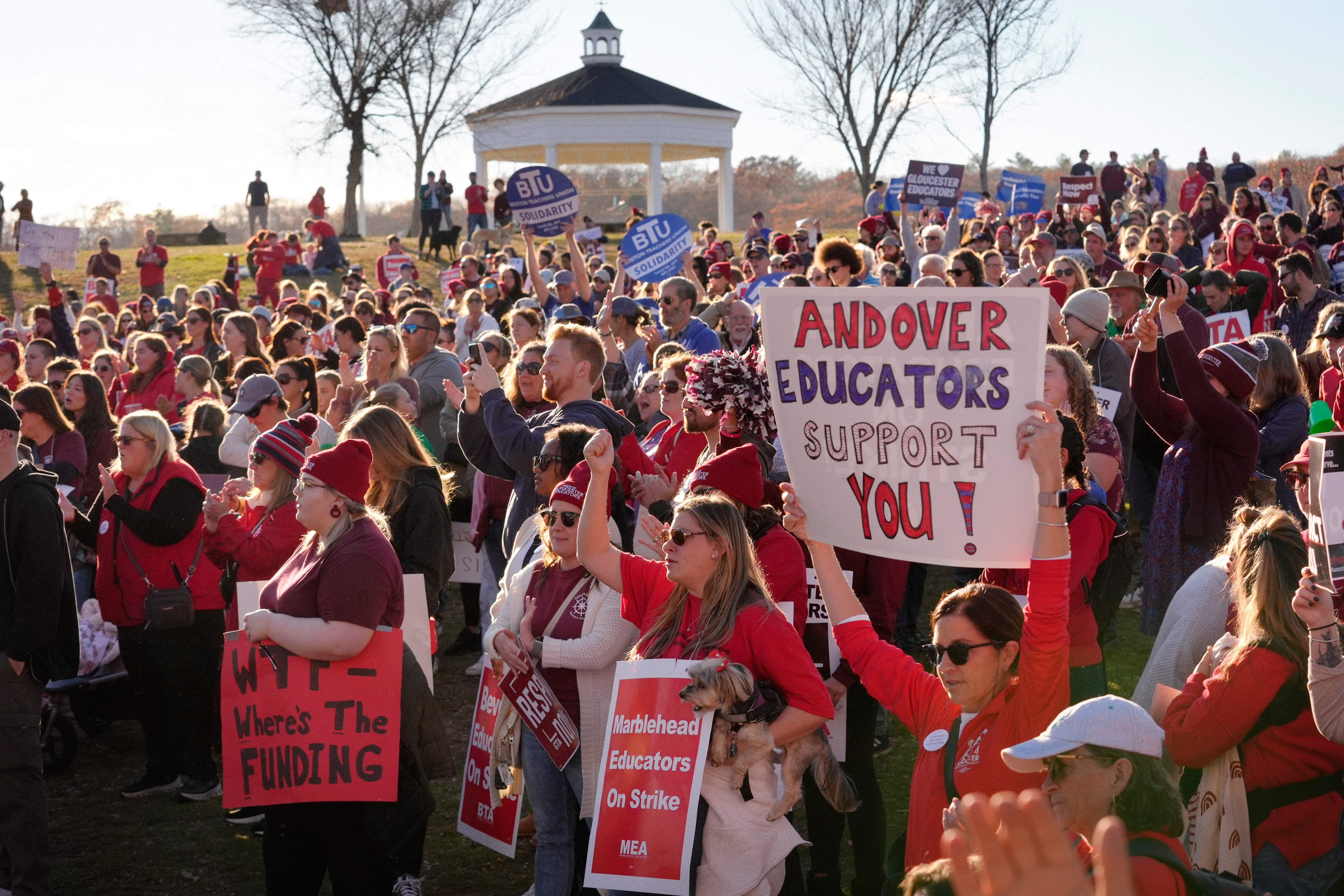 Teacher Strikes Massachusetts