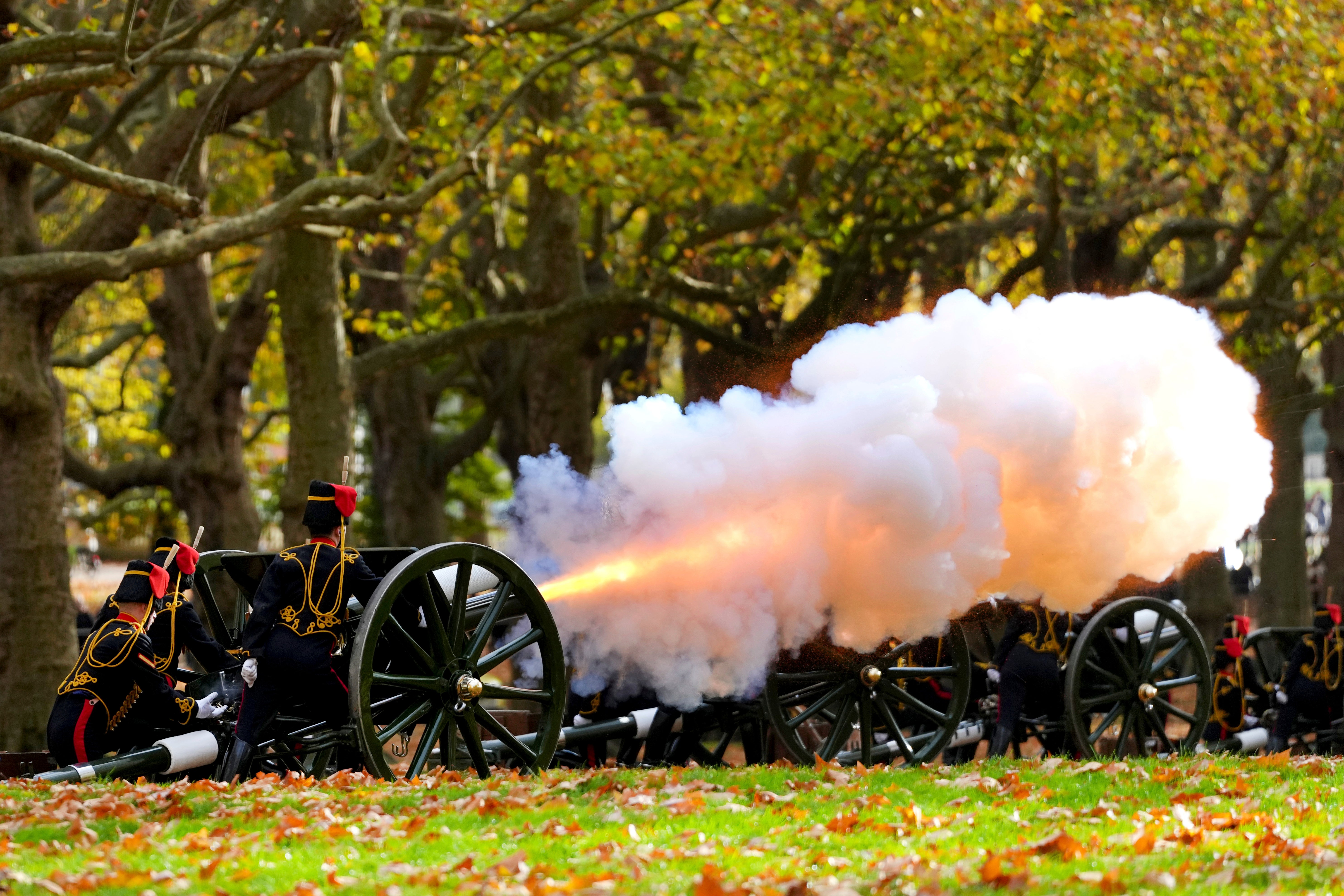 Britain Gun Salute