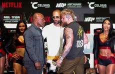 Paul vs Tyson LIVE: Tension builds for fight night after weigh-in slap