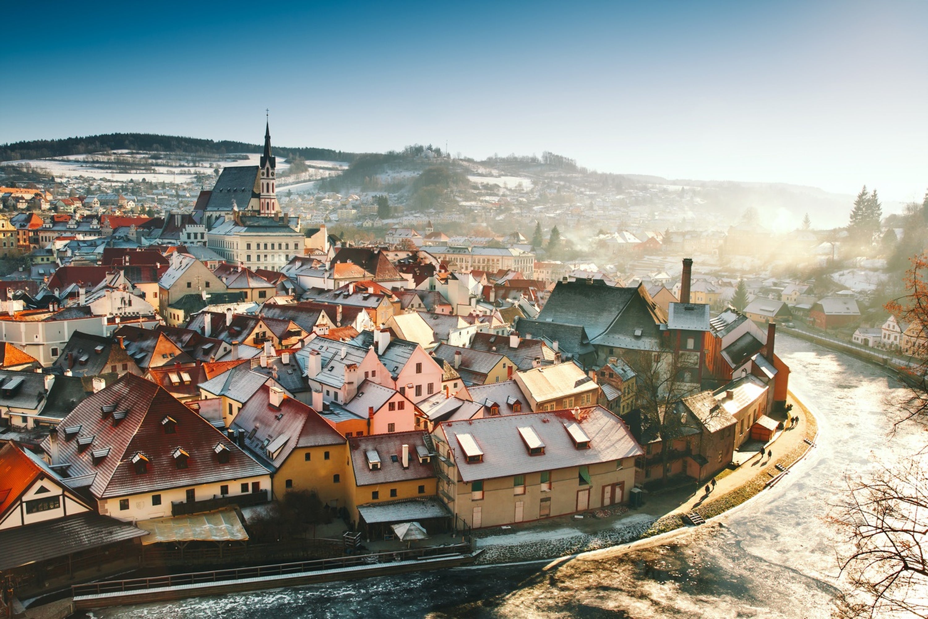 <p>Cesky Krumlov in winter</p>