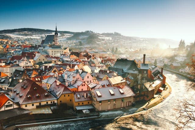 <p>Stunning Cesky Krumlov in winter</p>