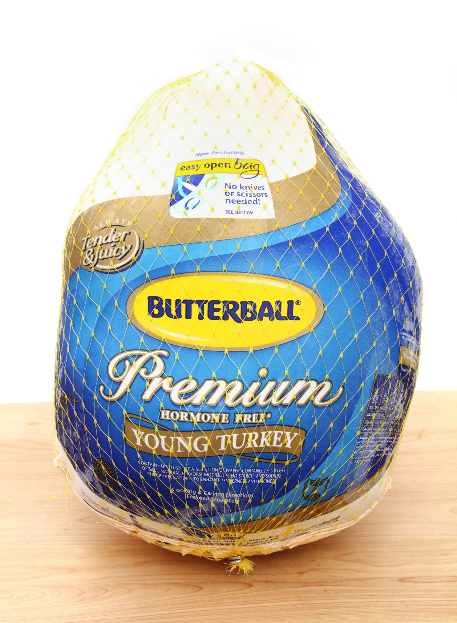 Frozen turkeys can be bought weeks before Thanskgiving