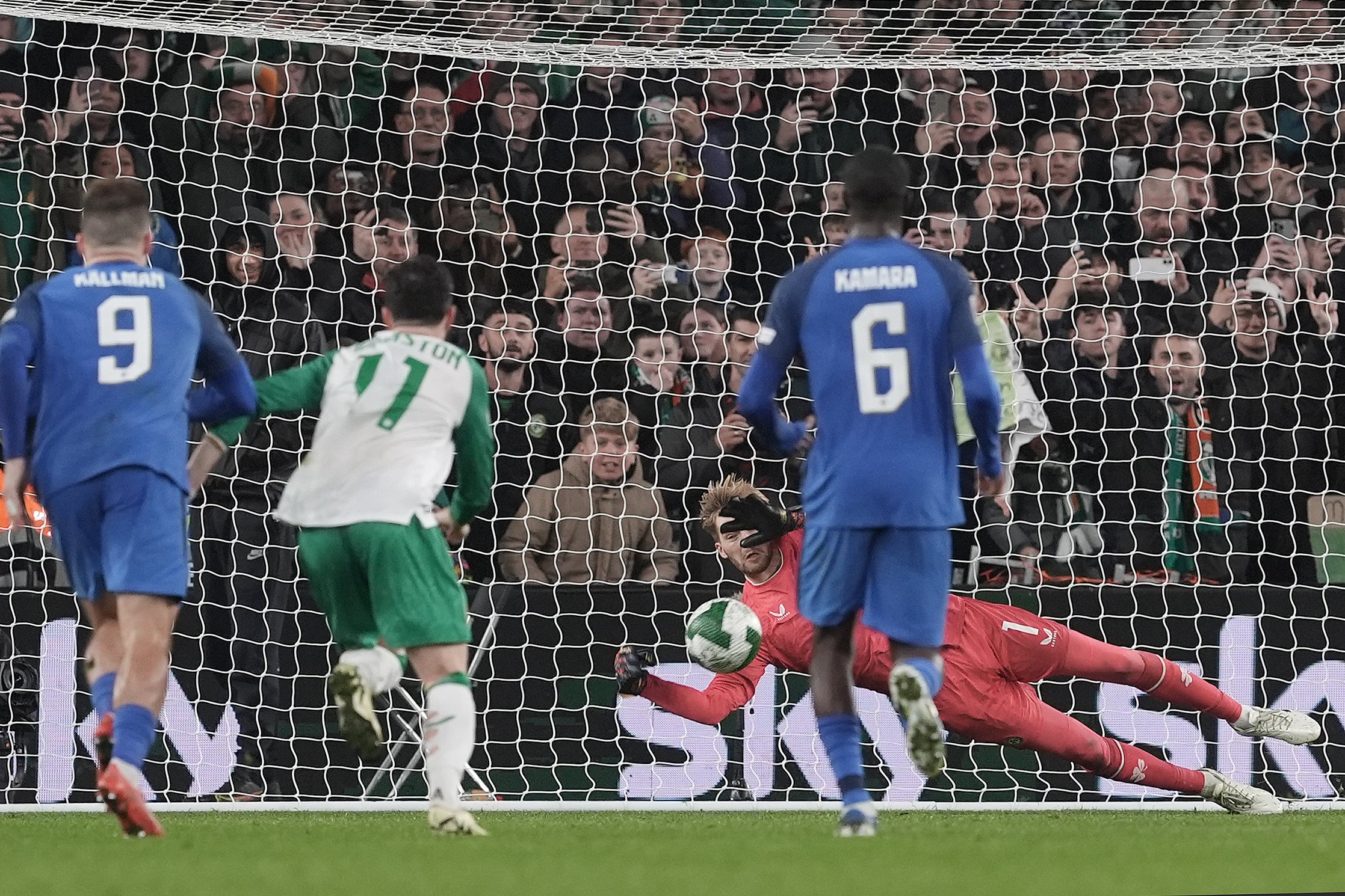 Caoimhin Kelleher crucially saved a penalty