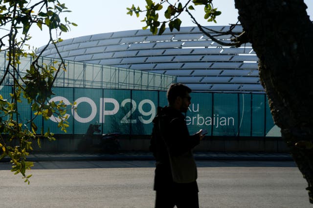 <p>Governments are currently trying to iron out a new global finance climate agreement at Cop29 </p>