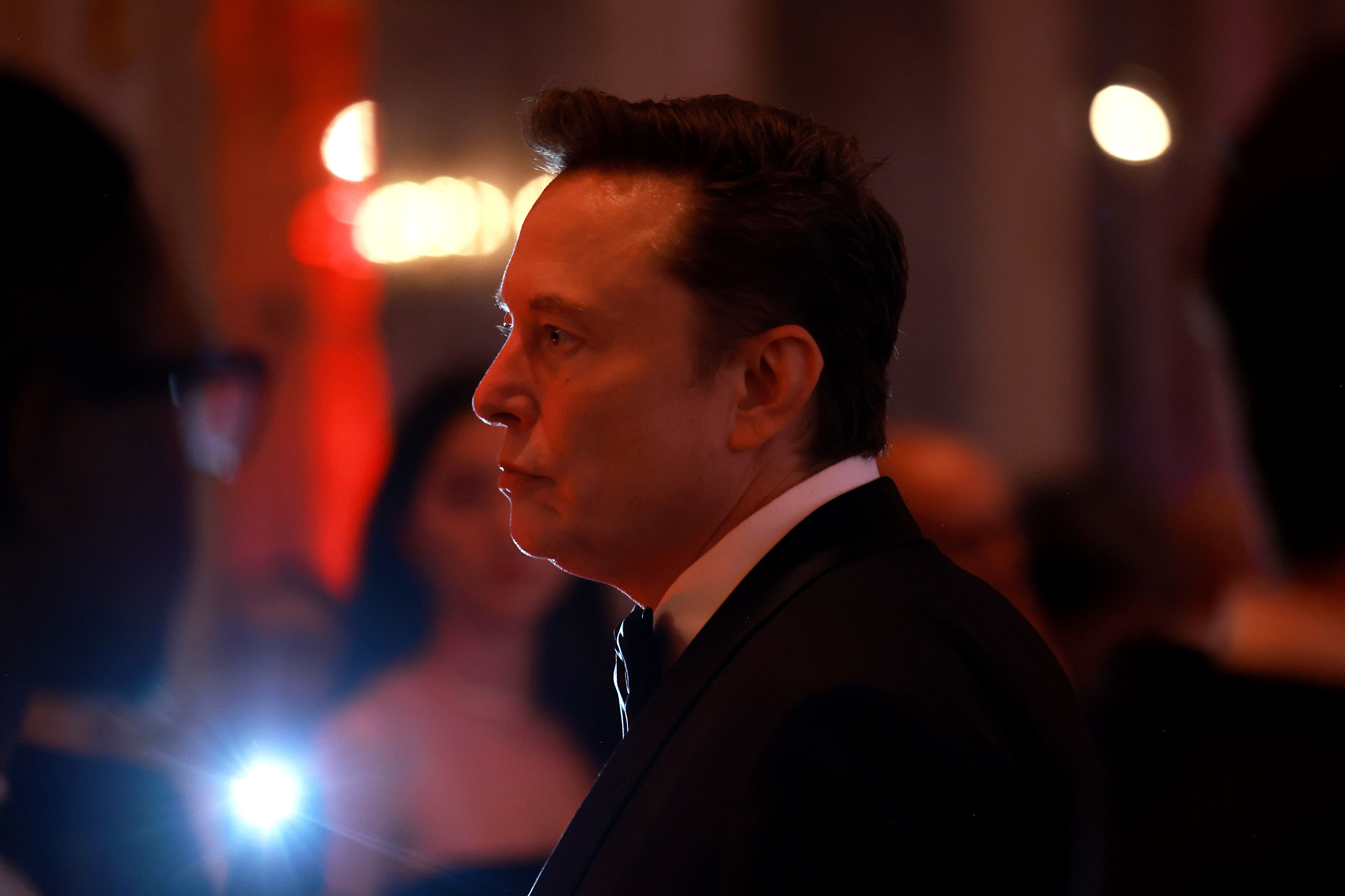 Elon Musk attends the America First Policy Institute Gala held at Mar-a-Lago