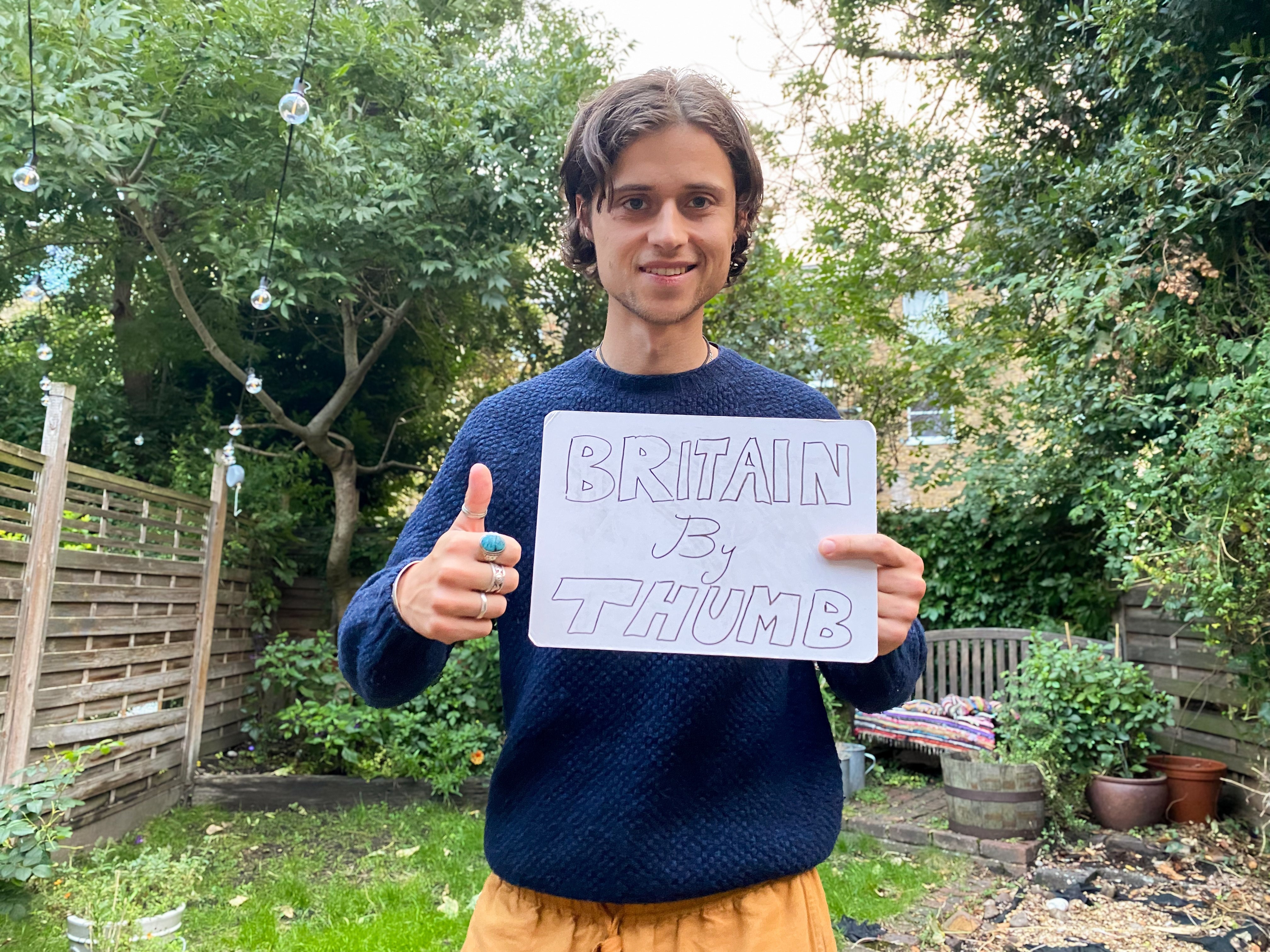 Nico has documented his hitchhiking adventures on Substack and social media under the name Britain by Thumb