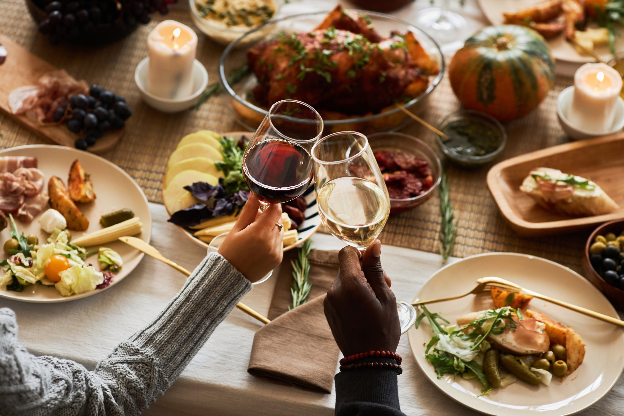 Dinner party essentials: ‘Warm hearty food in the middle of the table and good conversation all around’