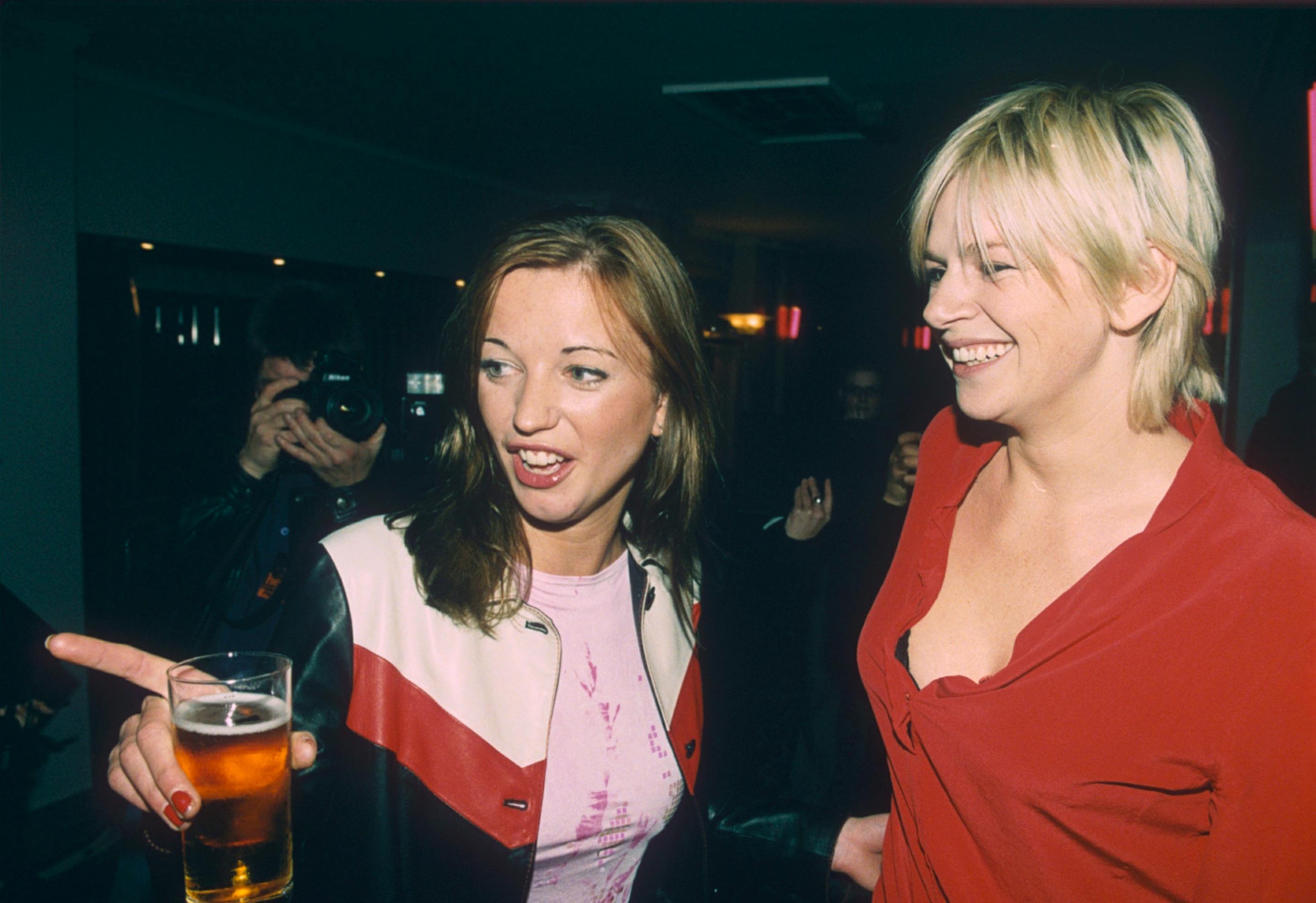 Sara Cox and Zoe Ball at a charity event