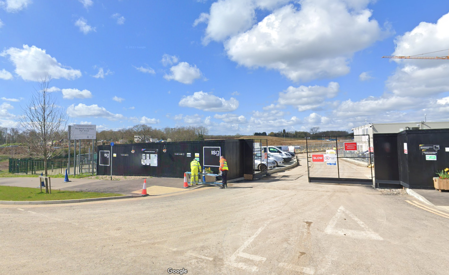 The Bishop’s Stortford High School, a local authority senior school in Hertfordshire with 1,250 pupils, was having a replacement school built by ISG