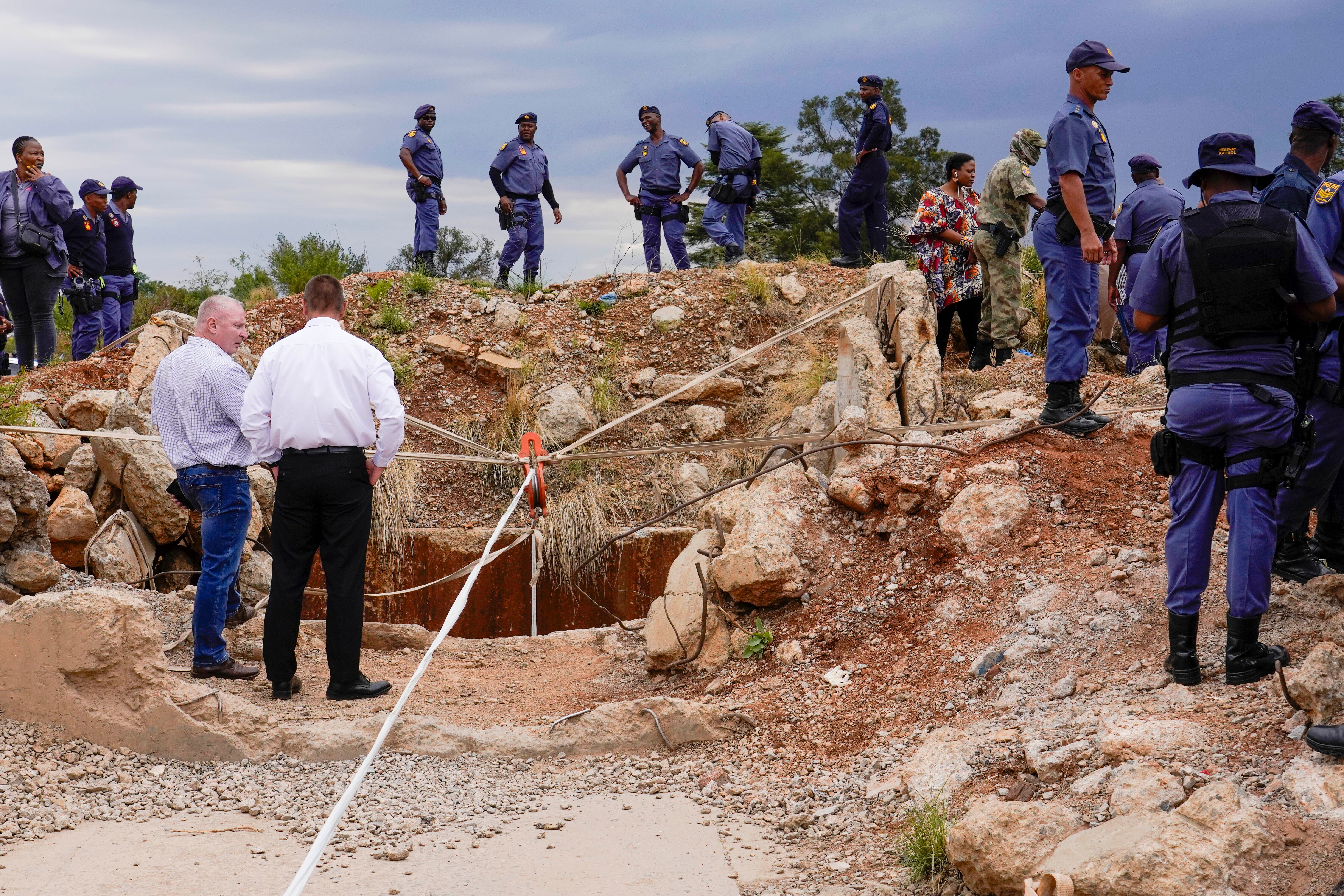 South Africa Mine Standoff