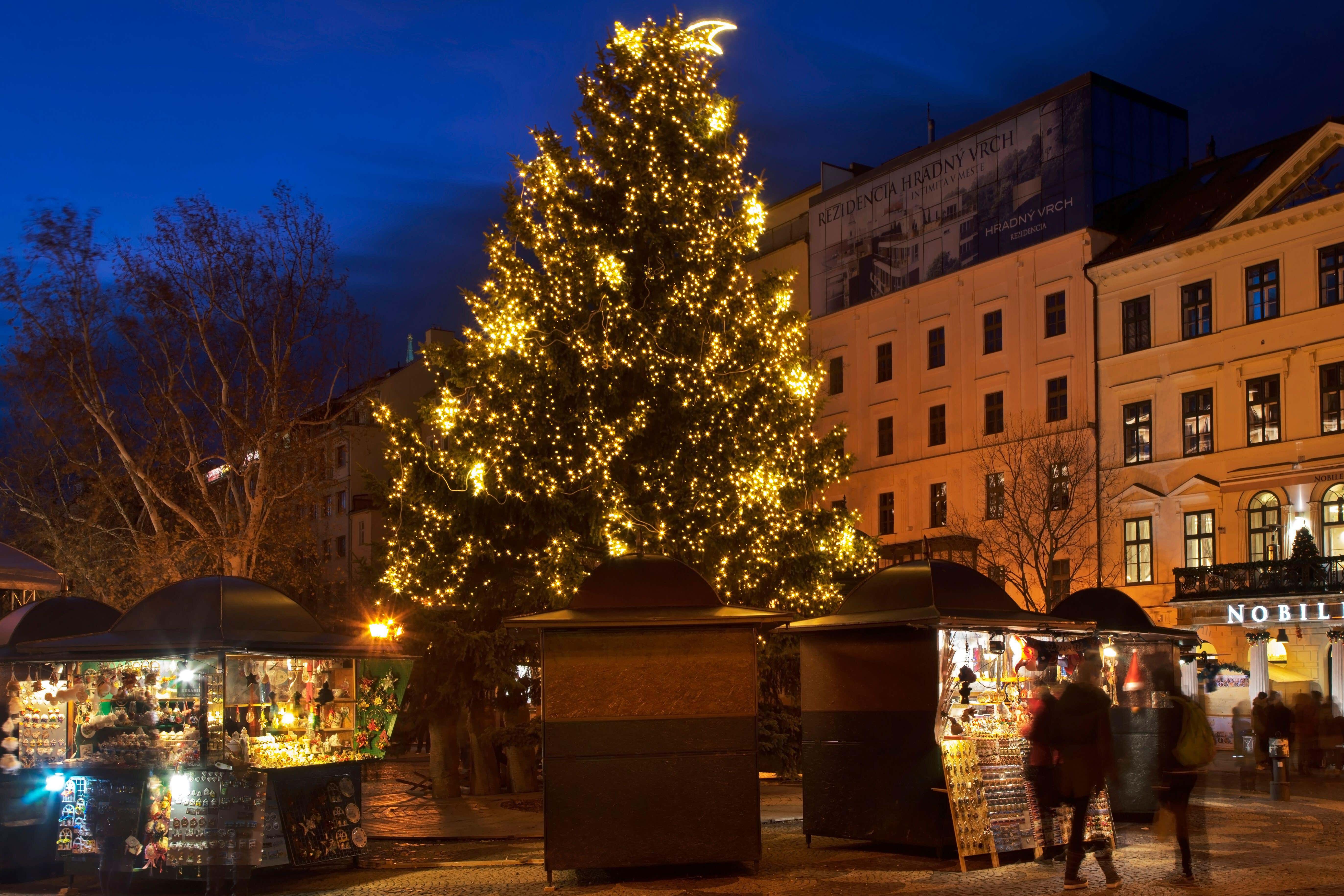 Bratislava has been ranked the best destination for UK travellers seeking a bargain Christmas markets break (Alamy/PA)