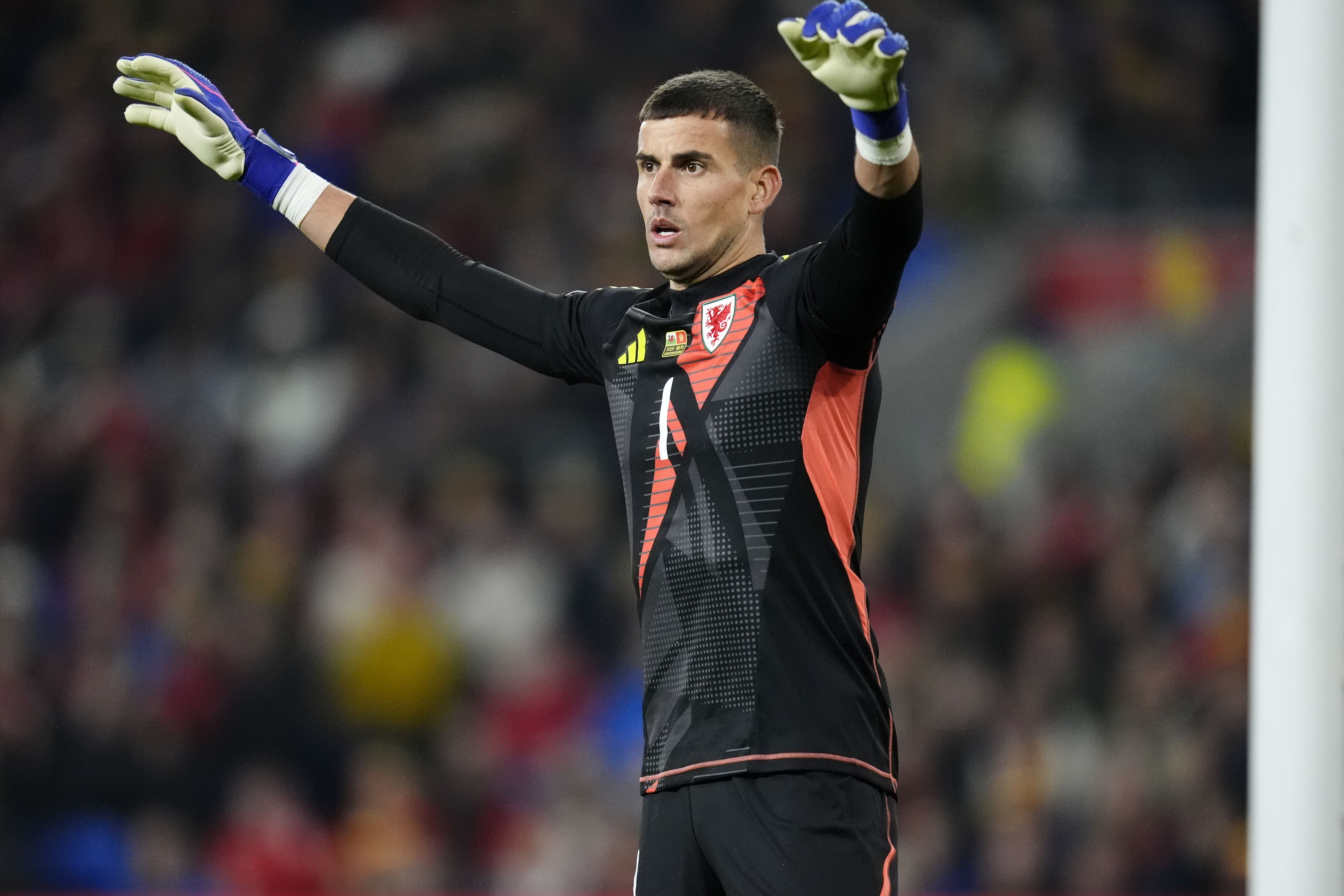 Karl Darlow kept a clean sheet against Turkey on a night when lighters were thrown into his six-yard box (Nick Potts/PA)