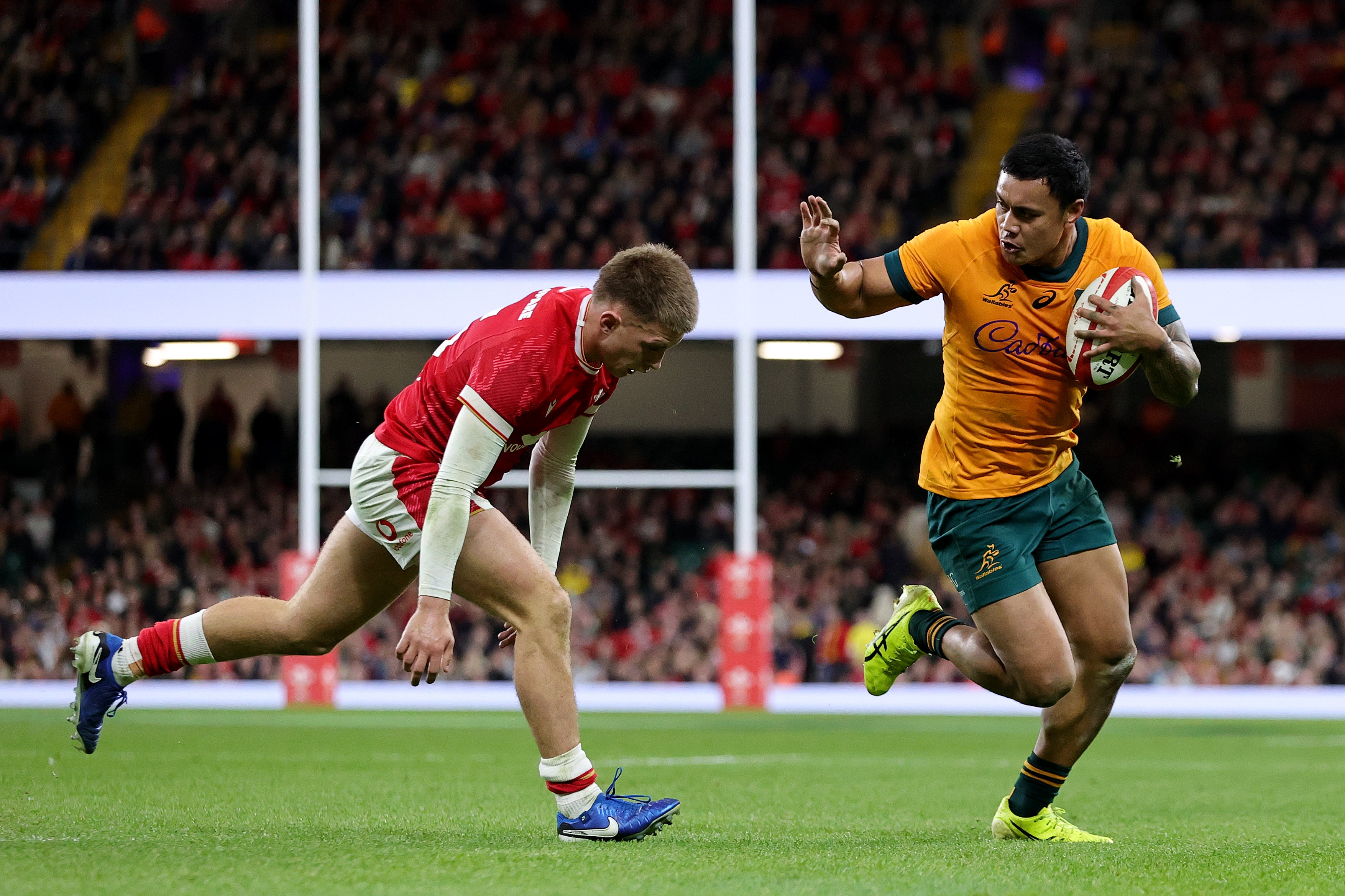 Ikitau added a late try for the Wallabies