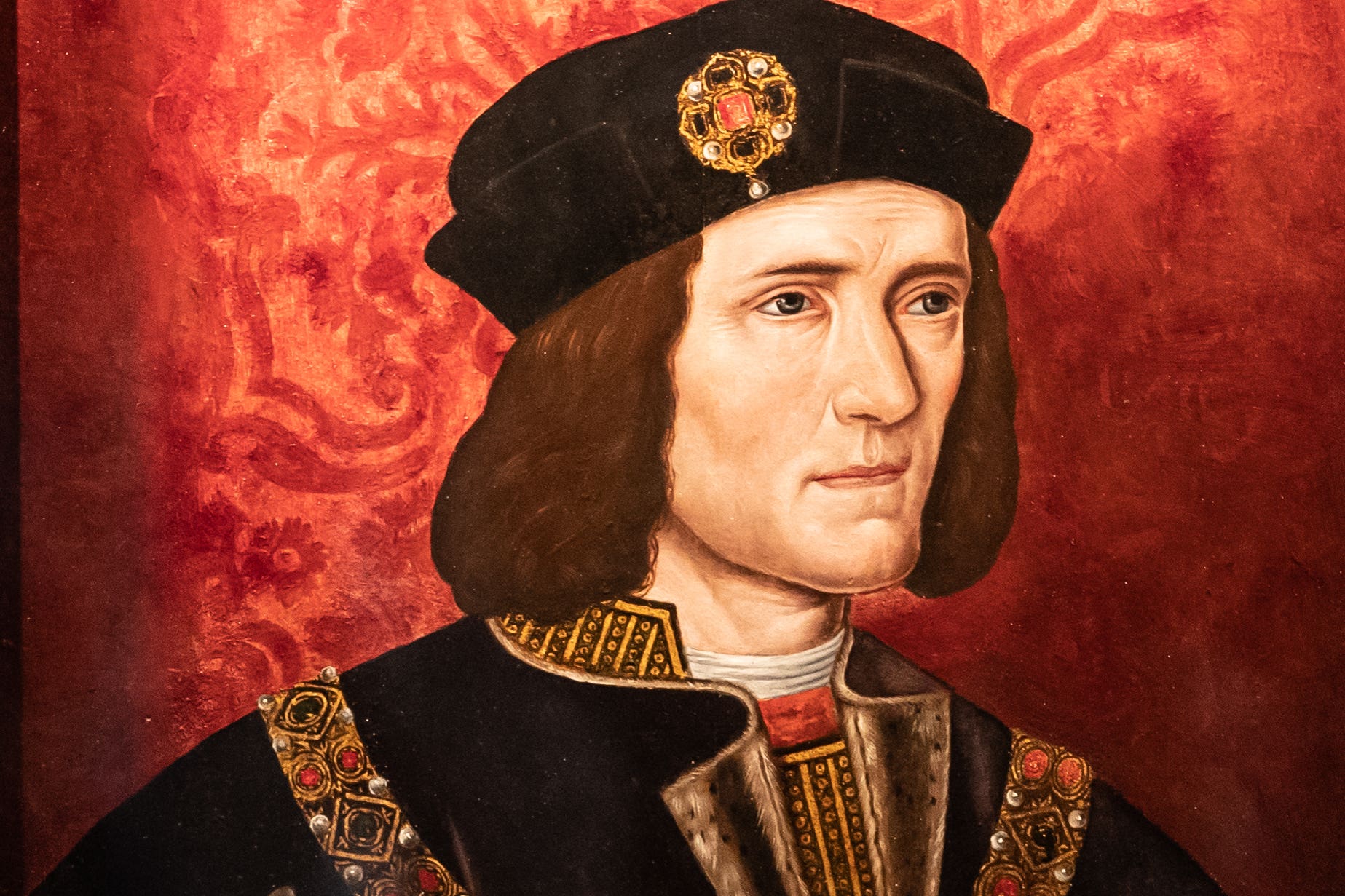 A portrait of King Richard III went on display at the Yorkshire Museum in York (Danny Lawson/PA)