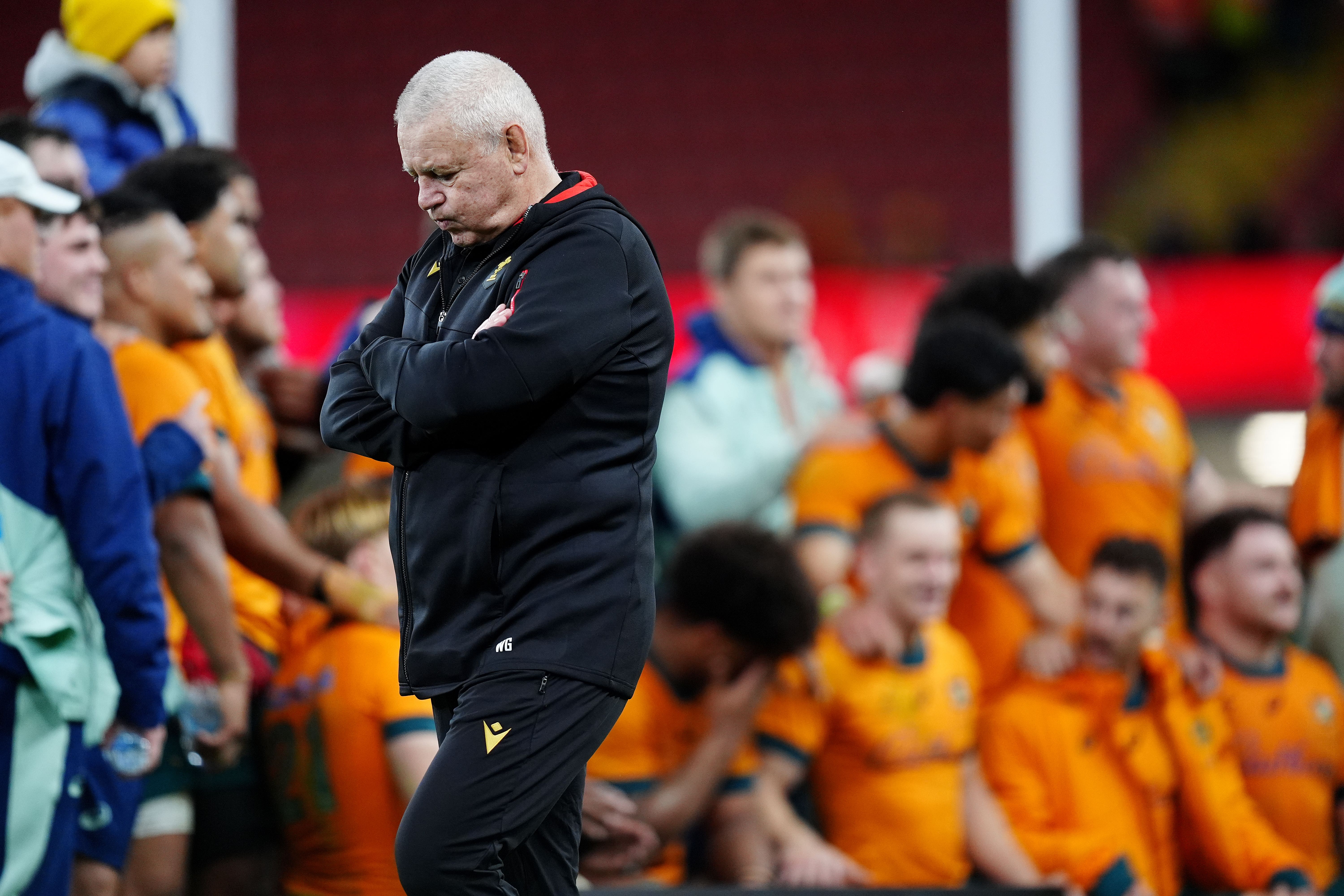 Warren Gatland is under pressure after another heavy loss (David Davies/PA)