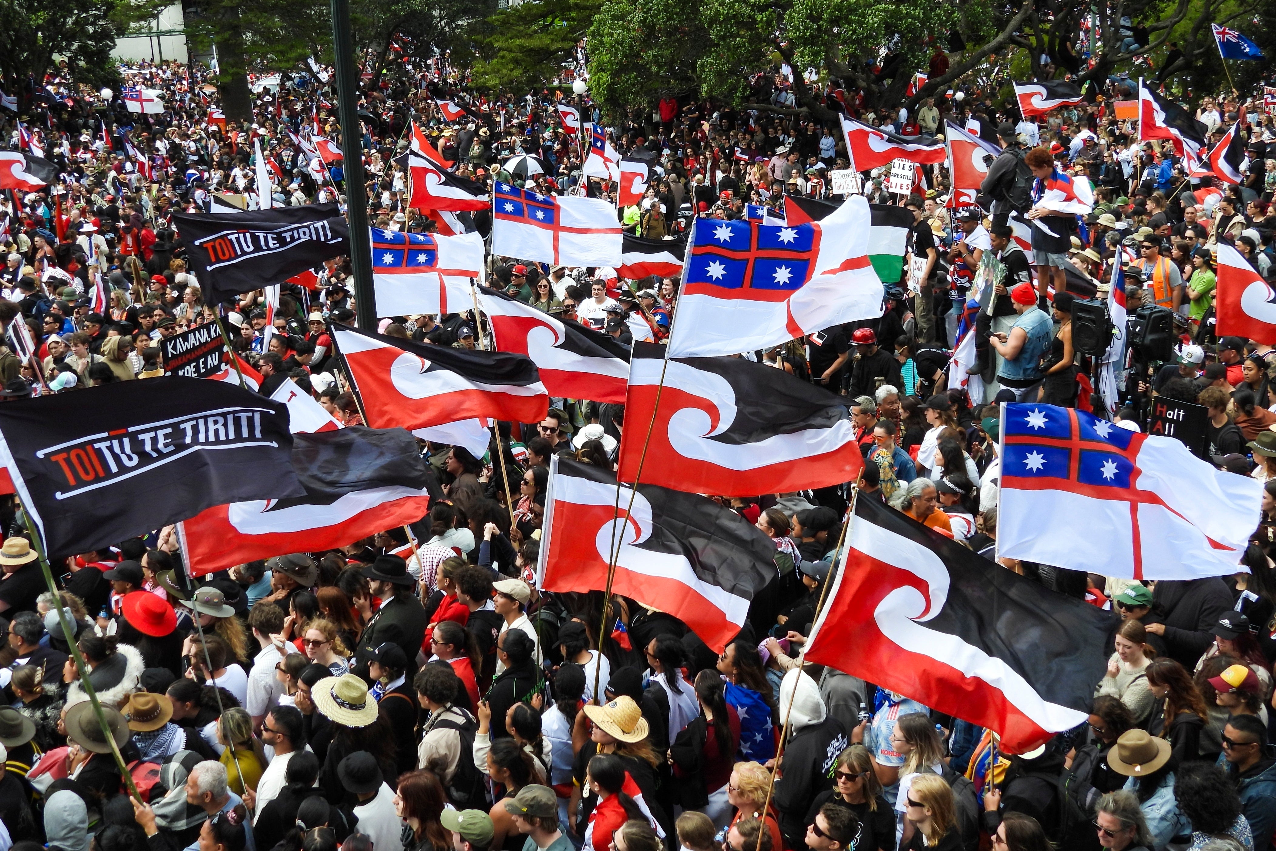 New Zealand Treaty Law Protest