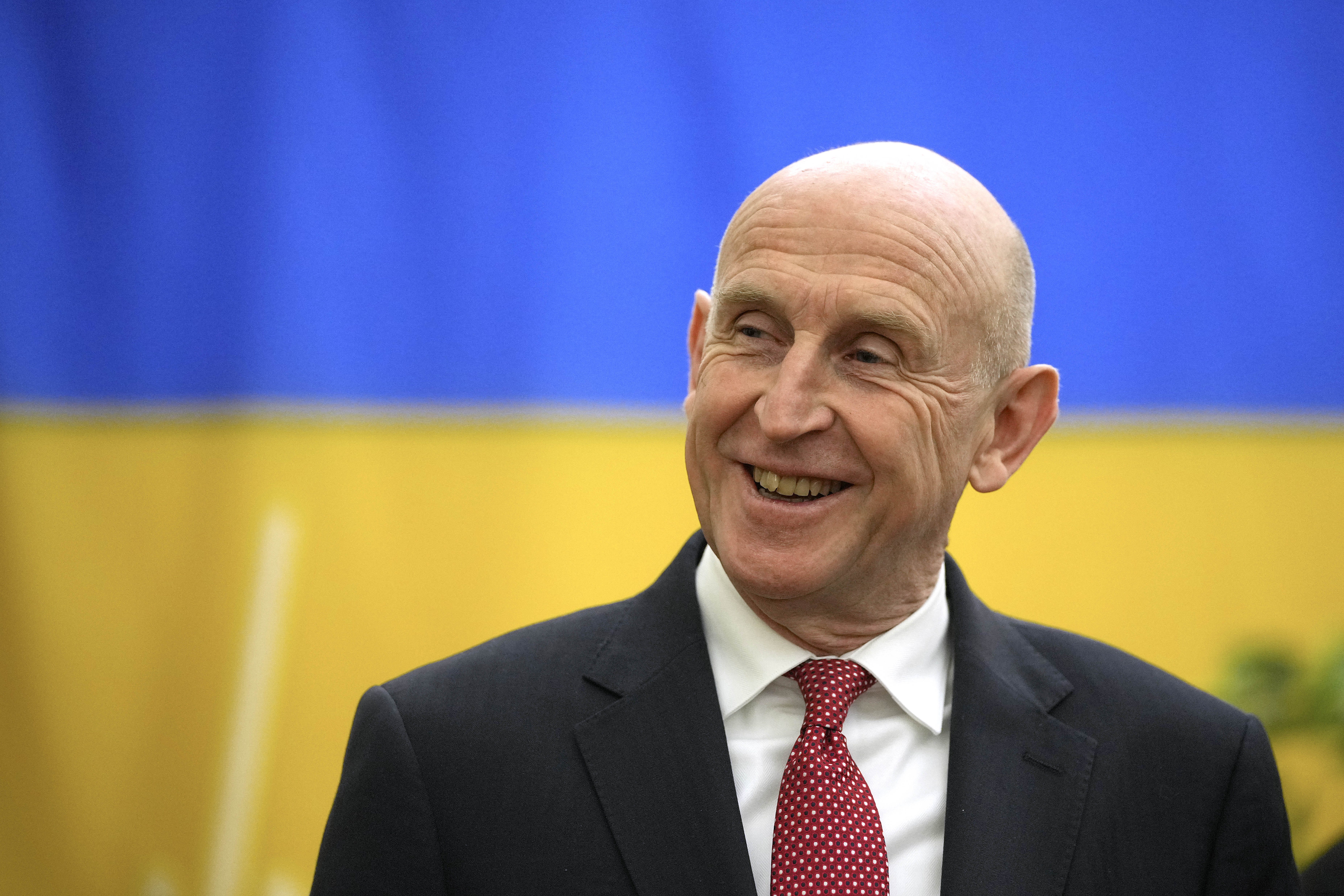 Defence Secretary John Healey during a visit to the Ukrainian Catholic Church in central London, to mark 1000 days since Russia’s invasion of Ukraine (Kin Cheung/PA)