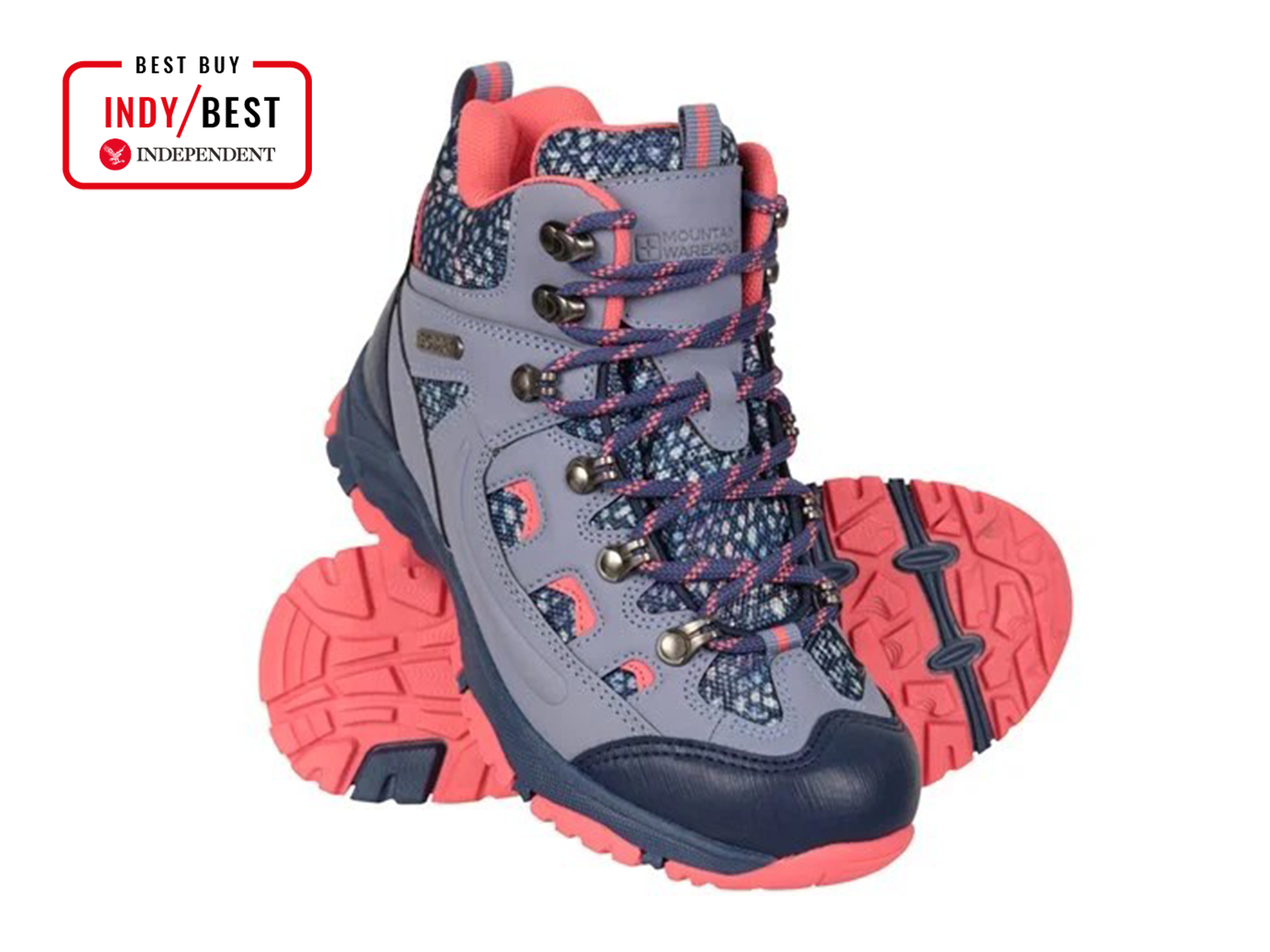 Mountain Warehouse adventurer kids’ printed waterproof boots