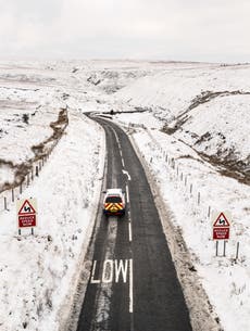 Ice warning issued after heavy snow sparks travel chaos and school closures with more set to fall