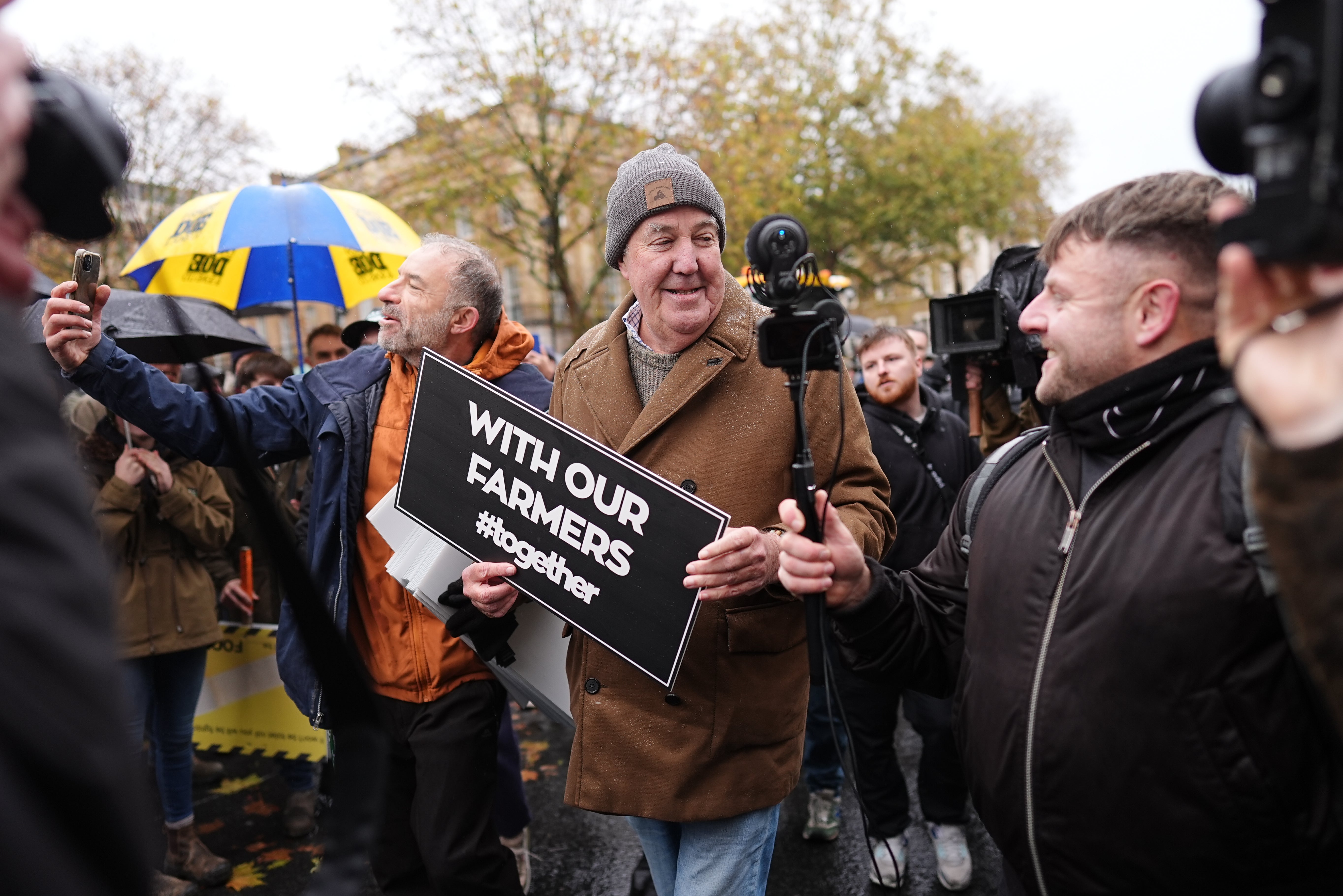 TV presenter joined protests at Whitehall over inheritance tax