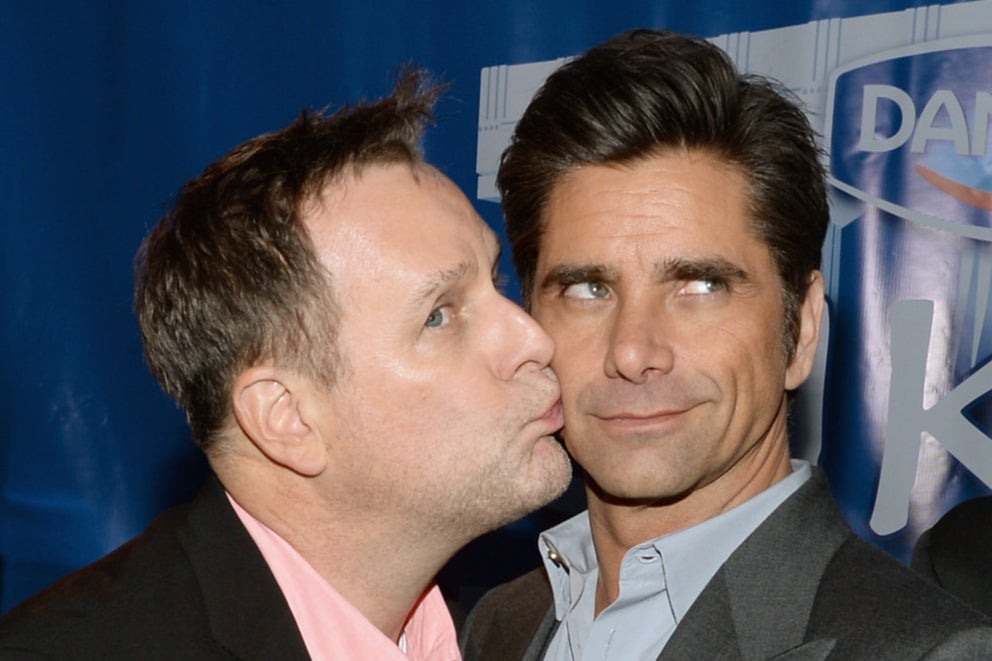 Dave Coulier and John Stamos in New York in 2014