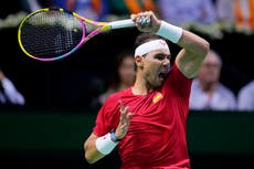 Rafael Nadal ends an era in which he unleashed one of sport’s greatest weapons