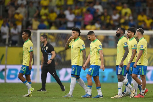 <p>Brazil were booed at full time in Salvador </p>