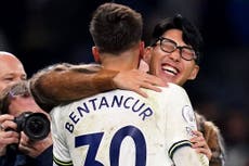 Spurs appeal over length of Rodrigo Bentancur ban for Son Heung-min comment