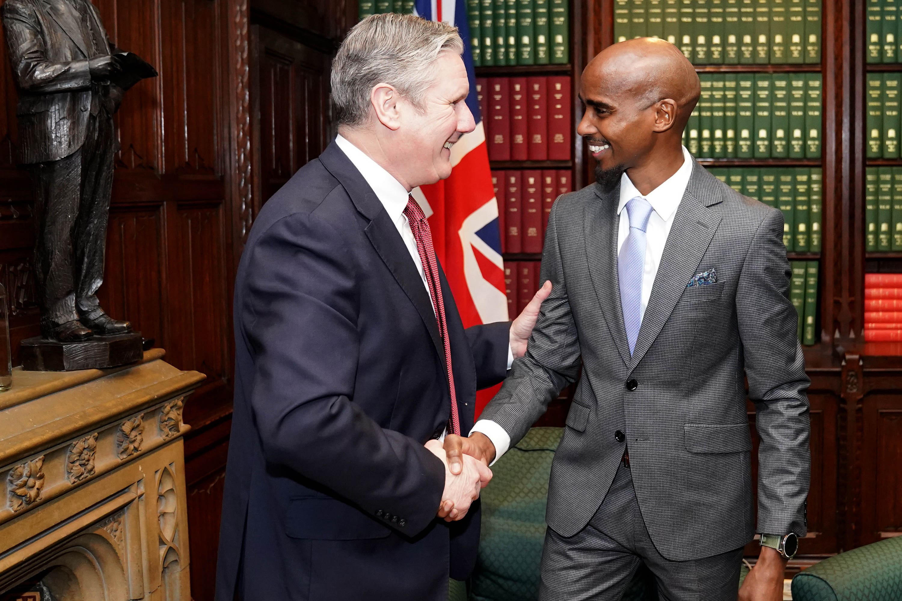 Sir Mo Farah is one of several Olympic and Paralympic champions who have called on the Prime Minister to lead change (Stefan Rousseau/PA)