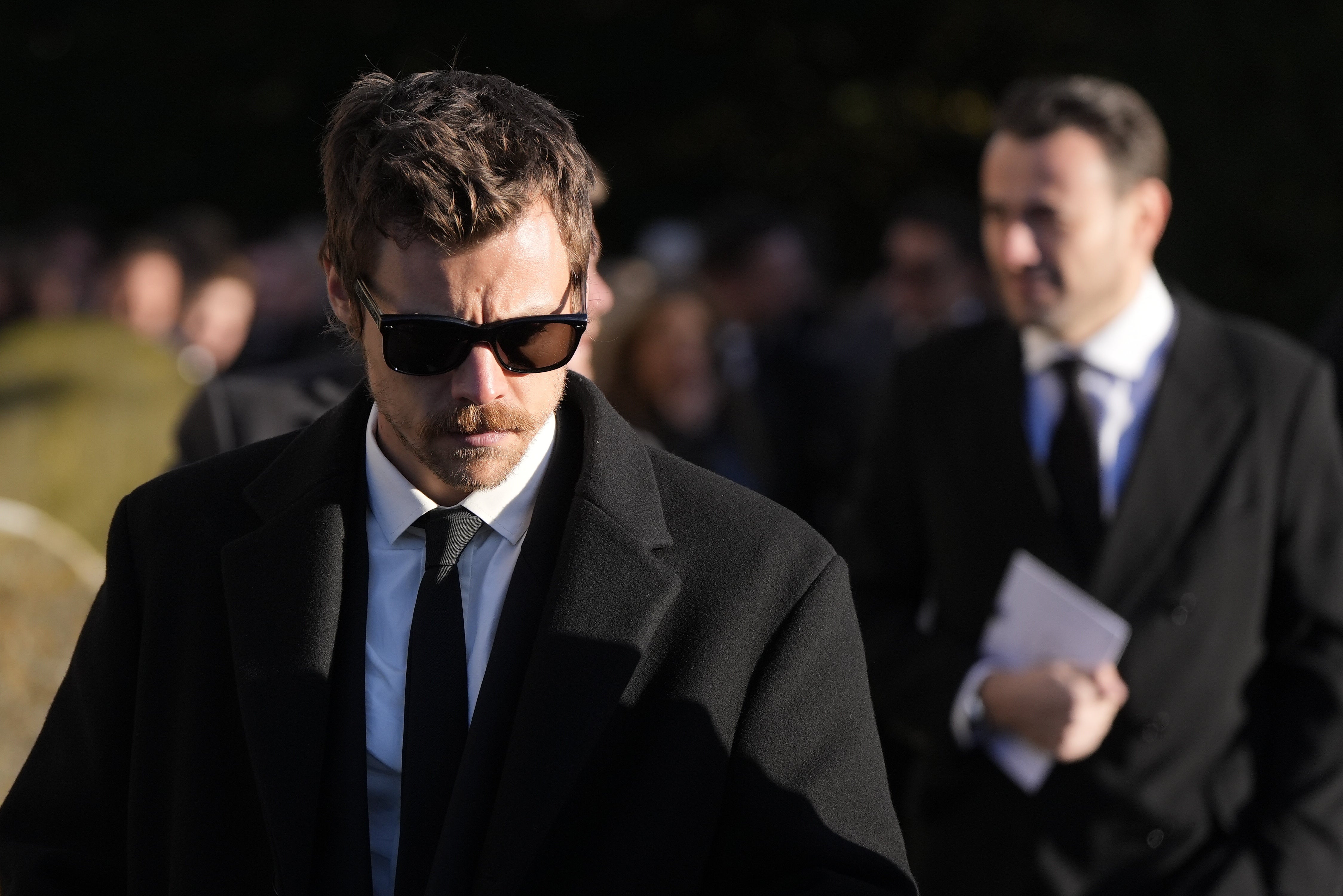 Harry Styles attended Payne’s funeral service alongside his fellow One Direction band members (Andrew Matthews/PA)